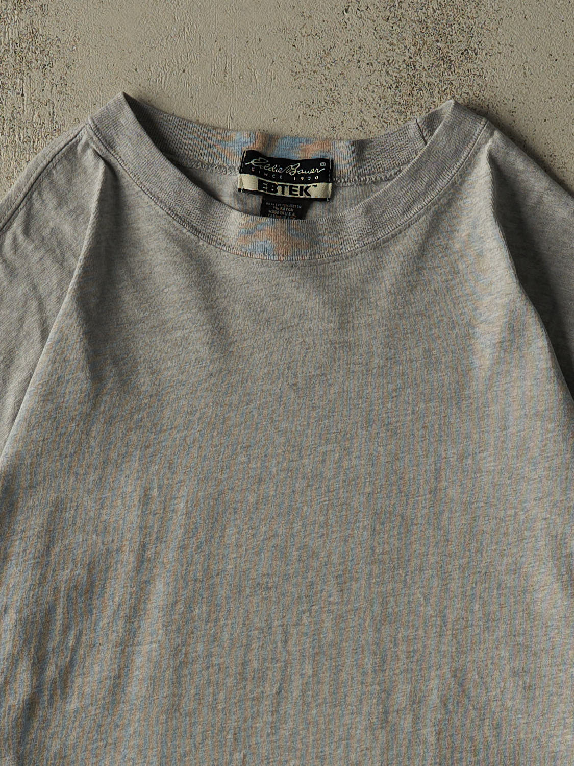 Vintage 90s Grey Eddie Bauer Blank Tee (XL)