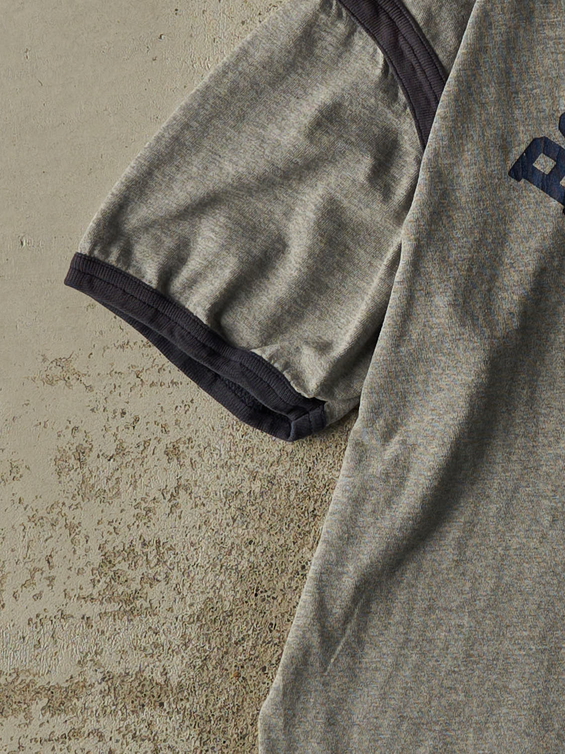 Vintage Y2K Grey Polo Jeans Tee (L)