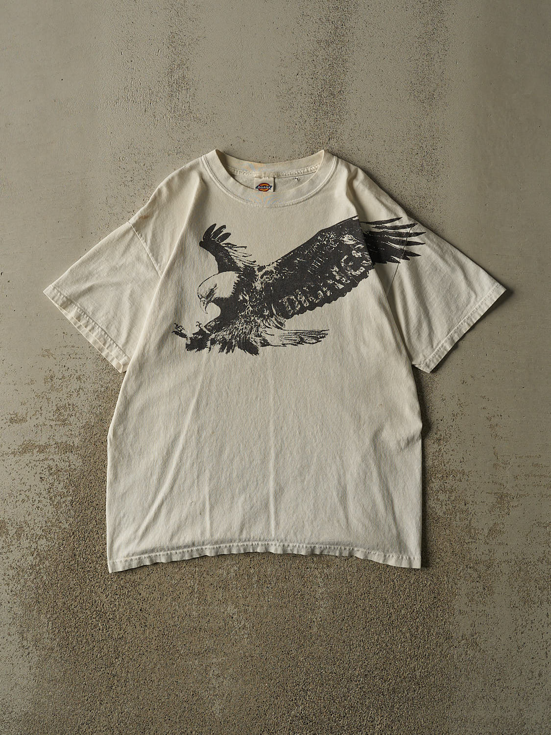 Vintage 90s Beige Dickies Eagle Tee (M/L)