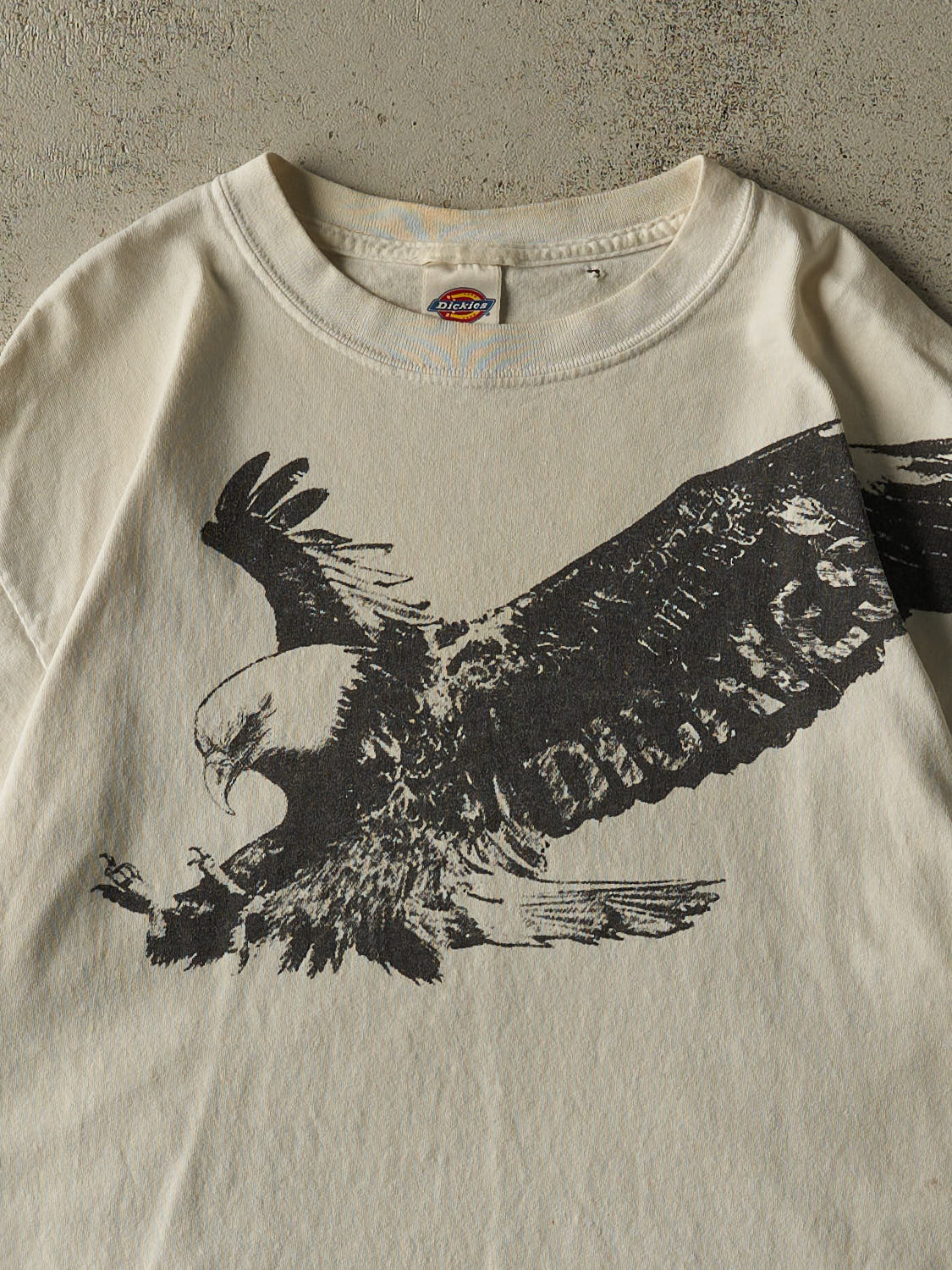 Vintage 90s Beige Dickies Eagle Tee (M/L)