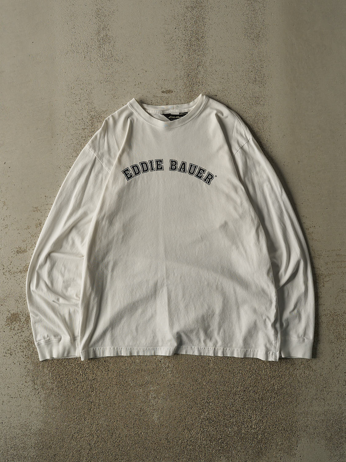 Vintage Y2K White Eddie Bauer Long Sleeve (L)