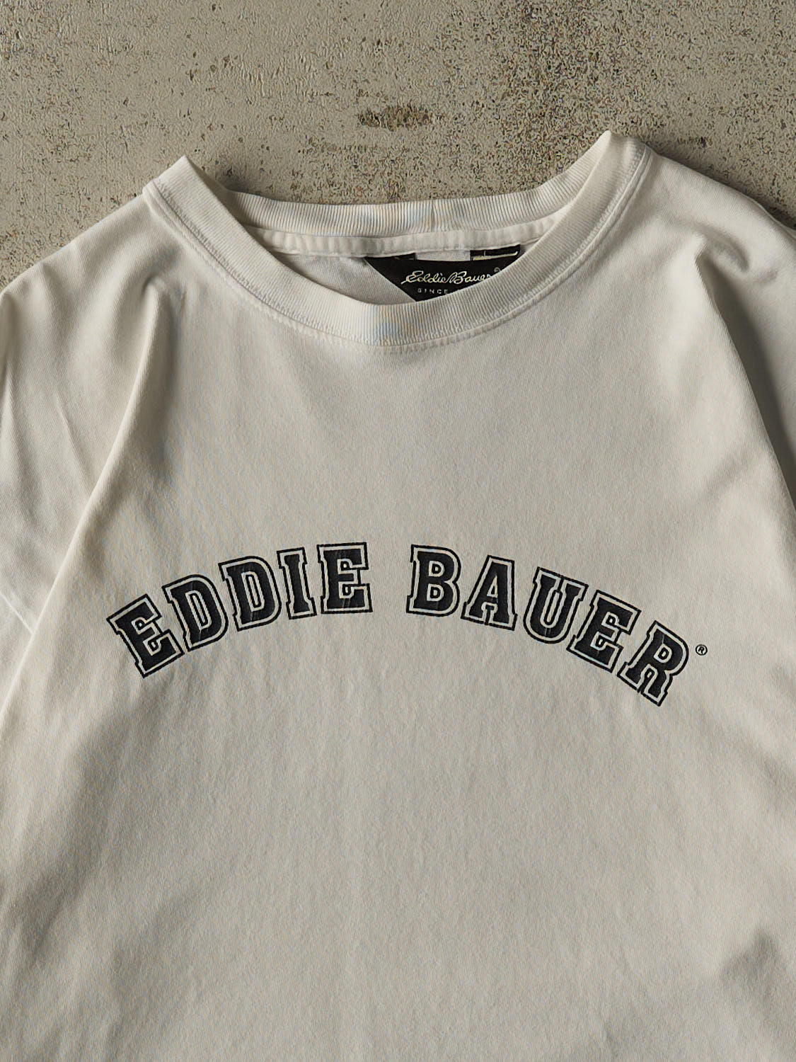 Vintage Y2K White Eddie Bauer Long Sleeve (L)