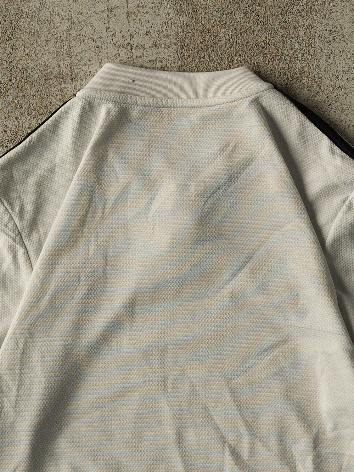 Vintage Y2K White Real Madrid Soccer Jersey (S/M)
