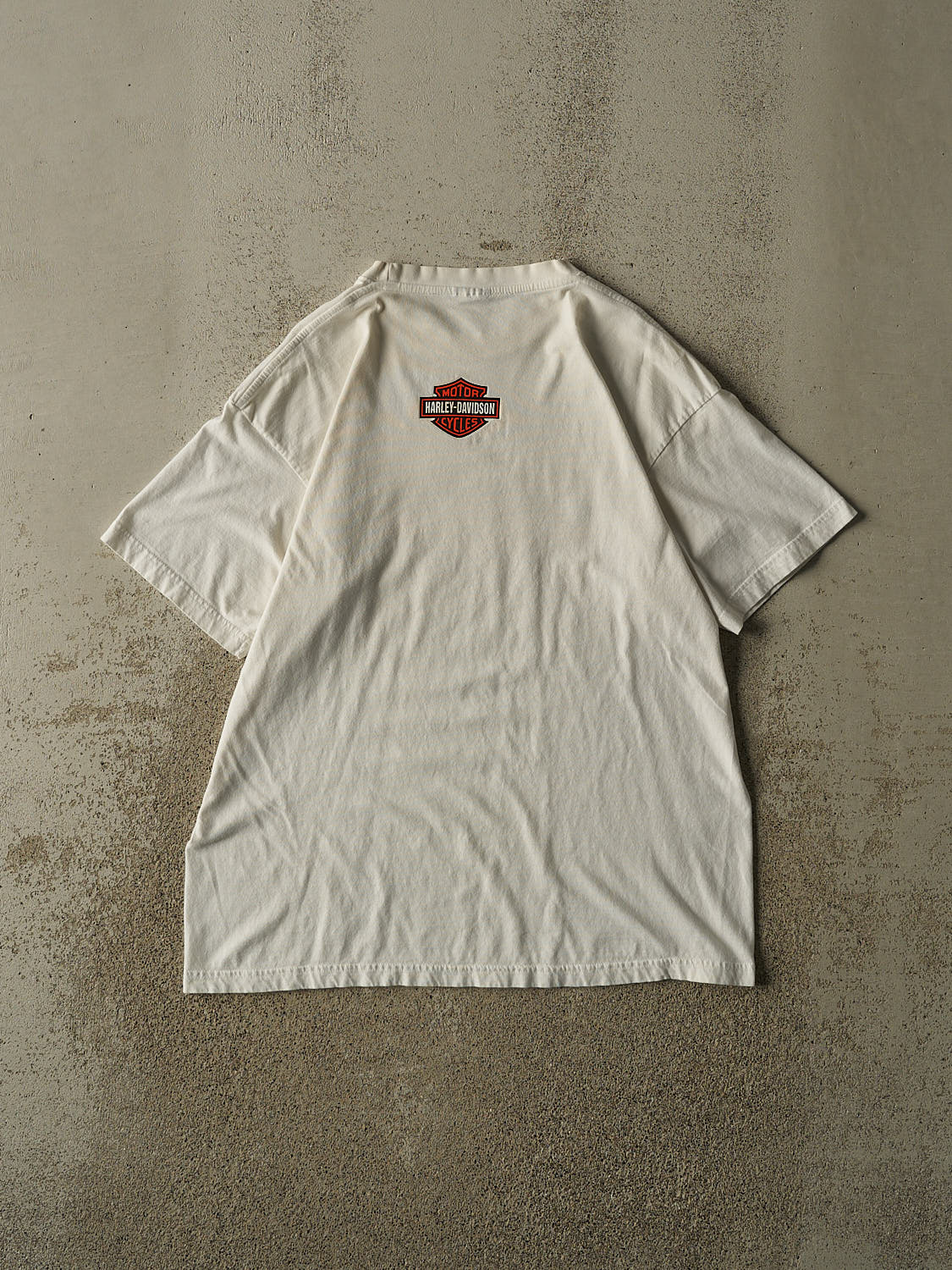 Vintage 90s White Harley Davidson "It's Time To Ride" Tee (L)