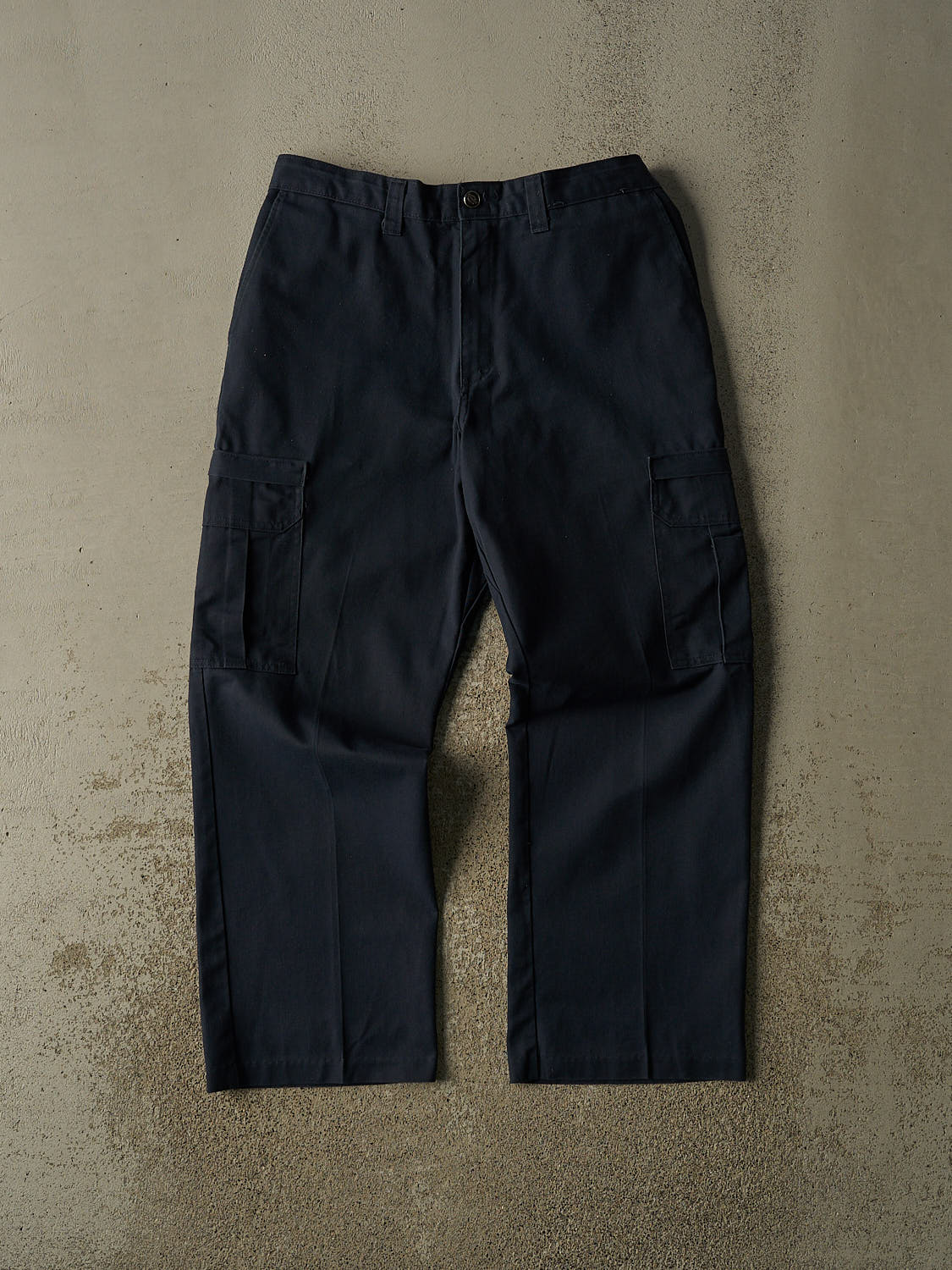 Vintage 90s Navy Blue Dickies Cargo Work Pants (34x29)