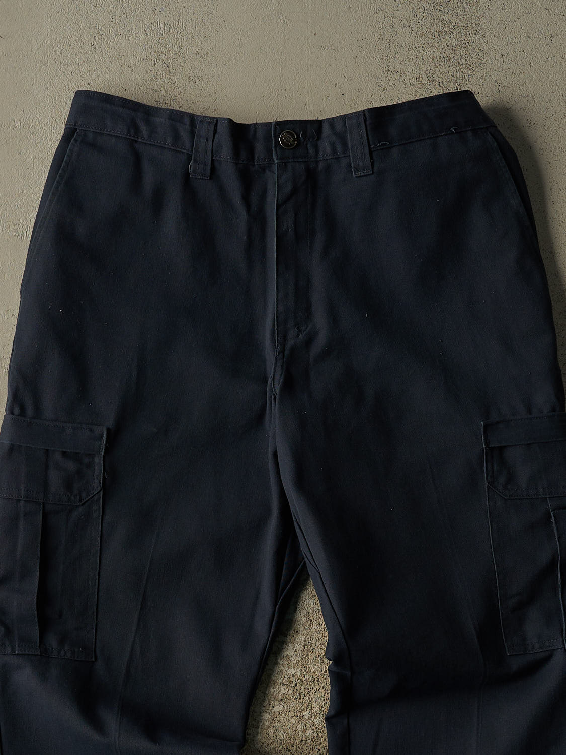 Vintage 90s Navy Blue Dickies Cargo Work Pants (34x29)