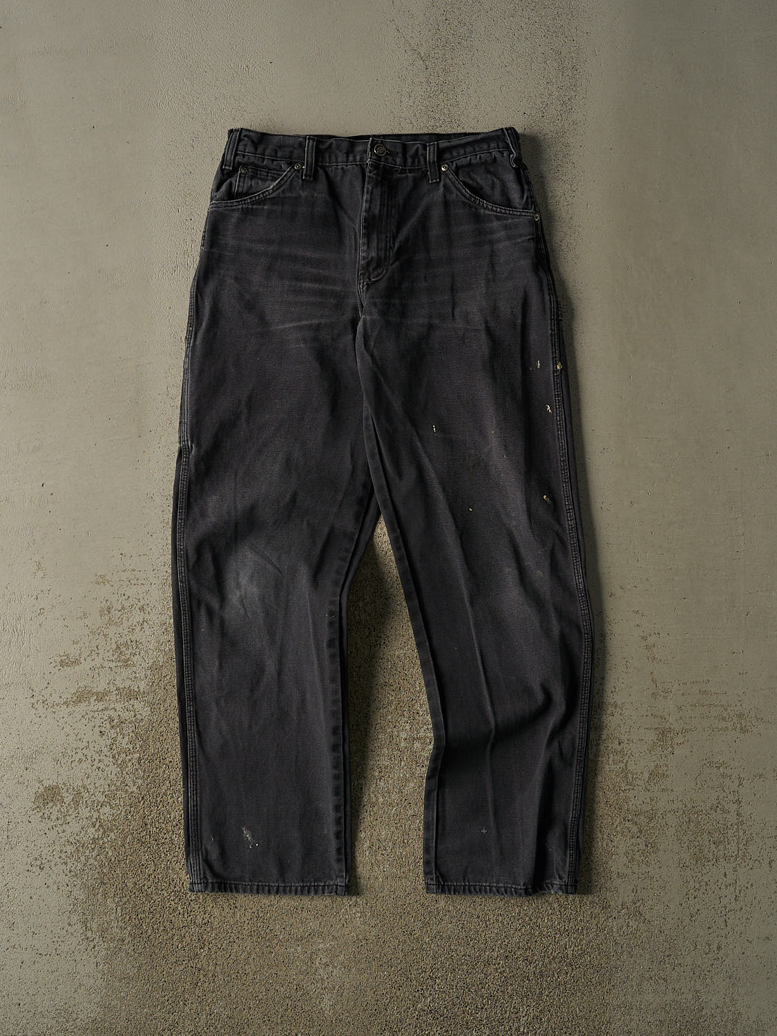 Vintage 90s Faded Black Dickies Carpenter Pants (32x32.5)