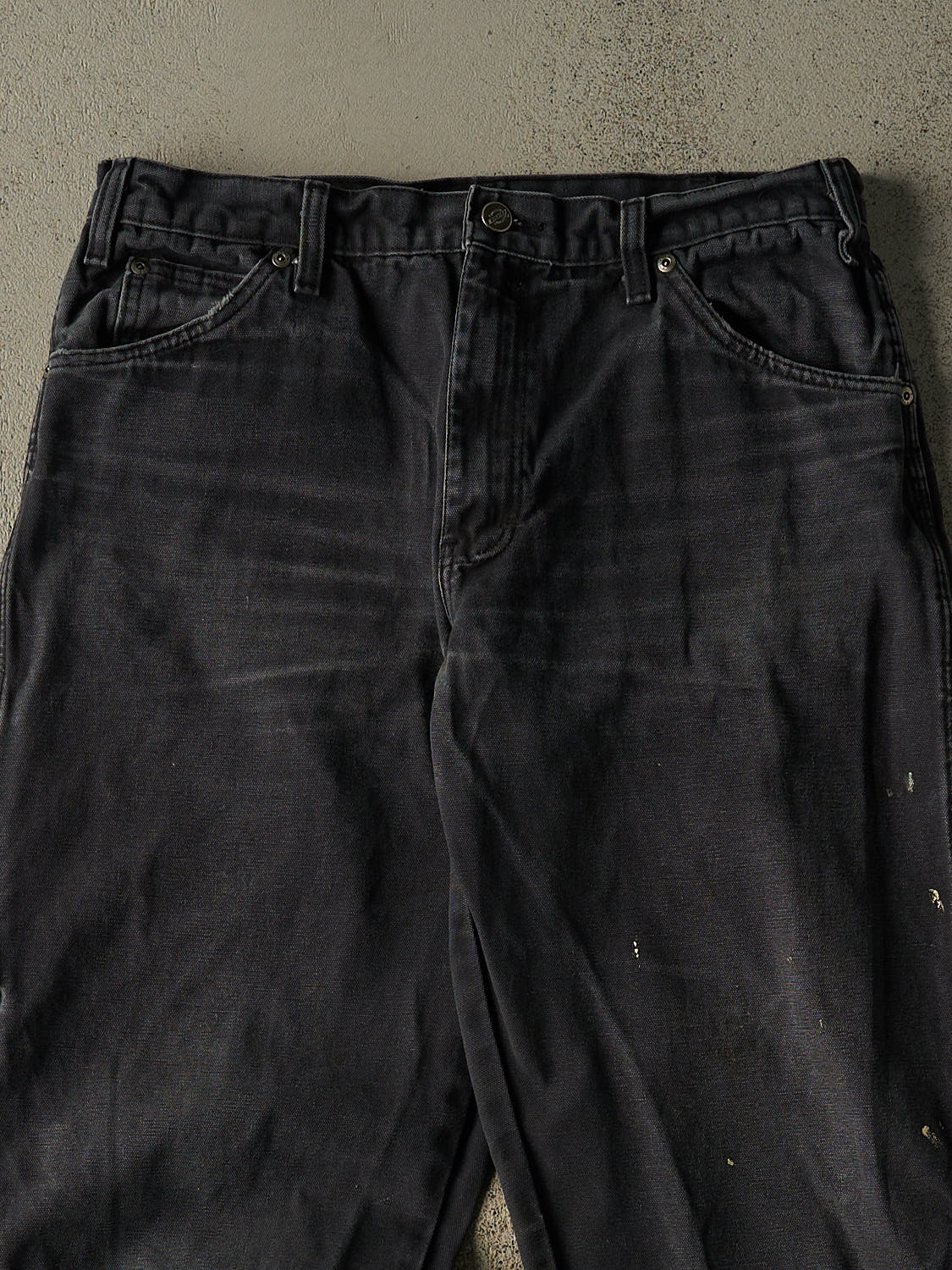Vintage 90s Faded Black Dickies Carpenter Pants (32x32.5)