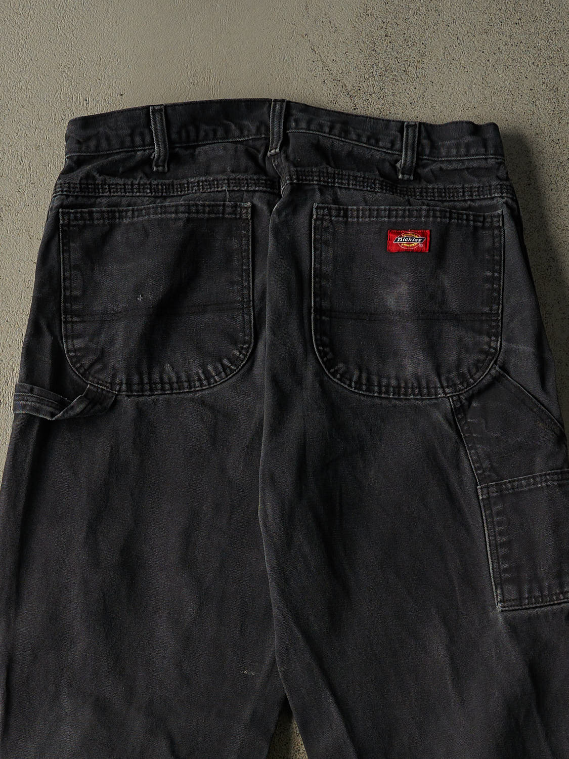 Vintage 90s Faded Black Dickies Carpenter Pants (32x32.5)
