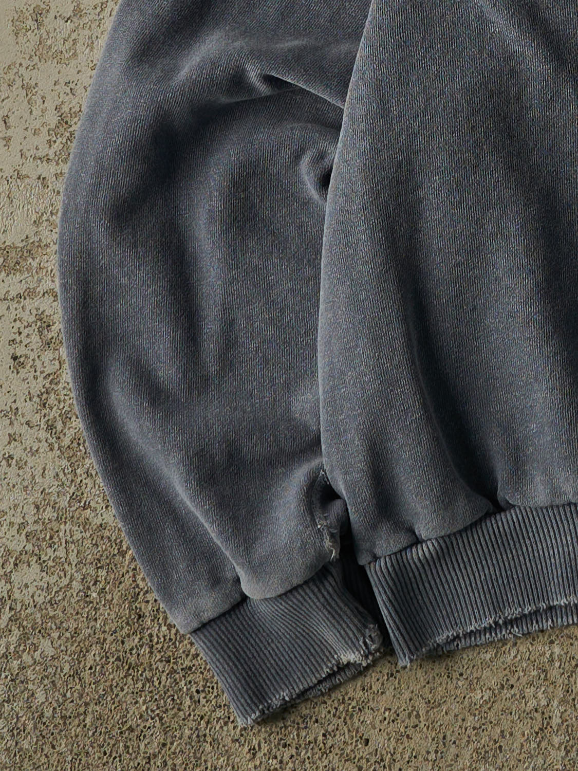 Vintage 90s Washed Blue Blank Crewneck (L)