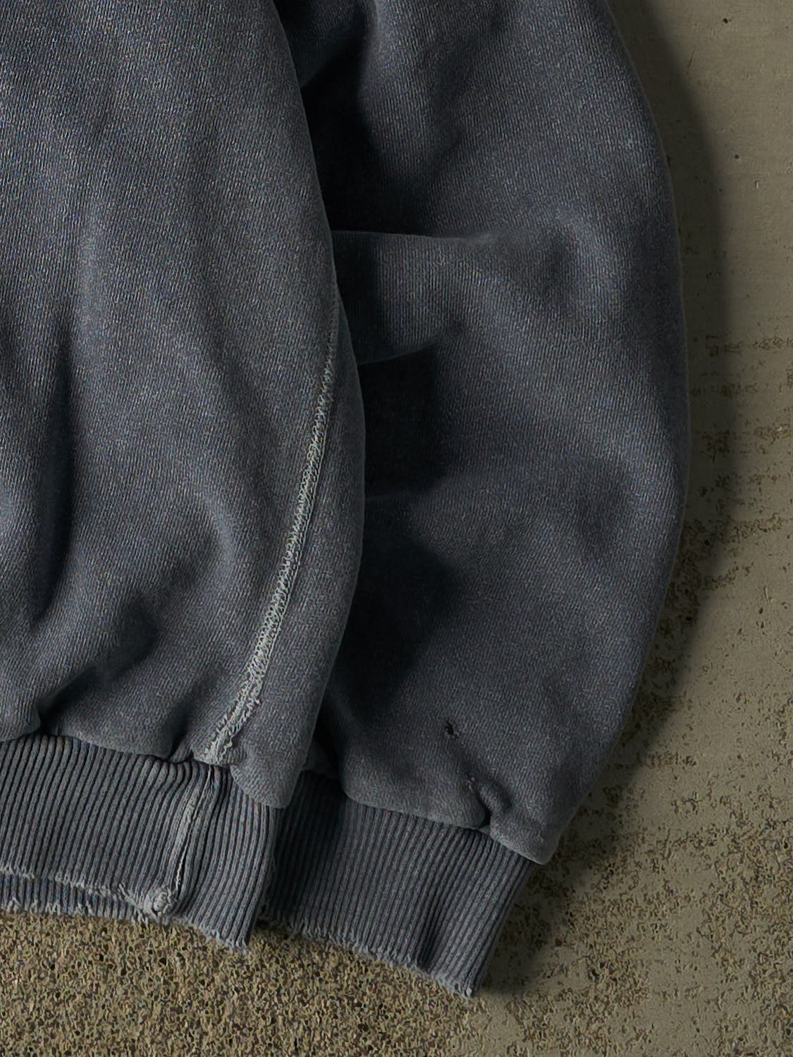 Vintage 90s Washed Blue Blank Crewneck (L)