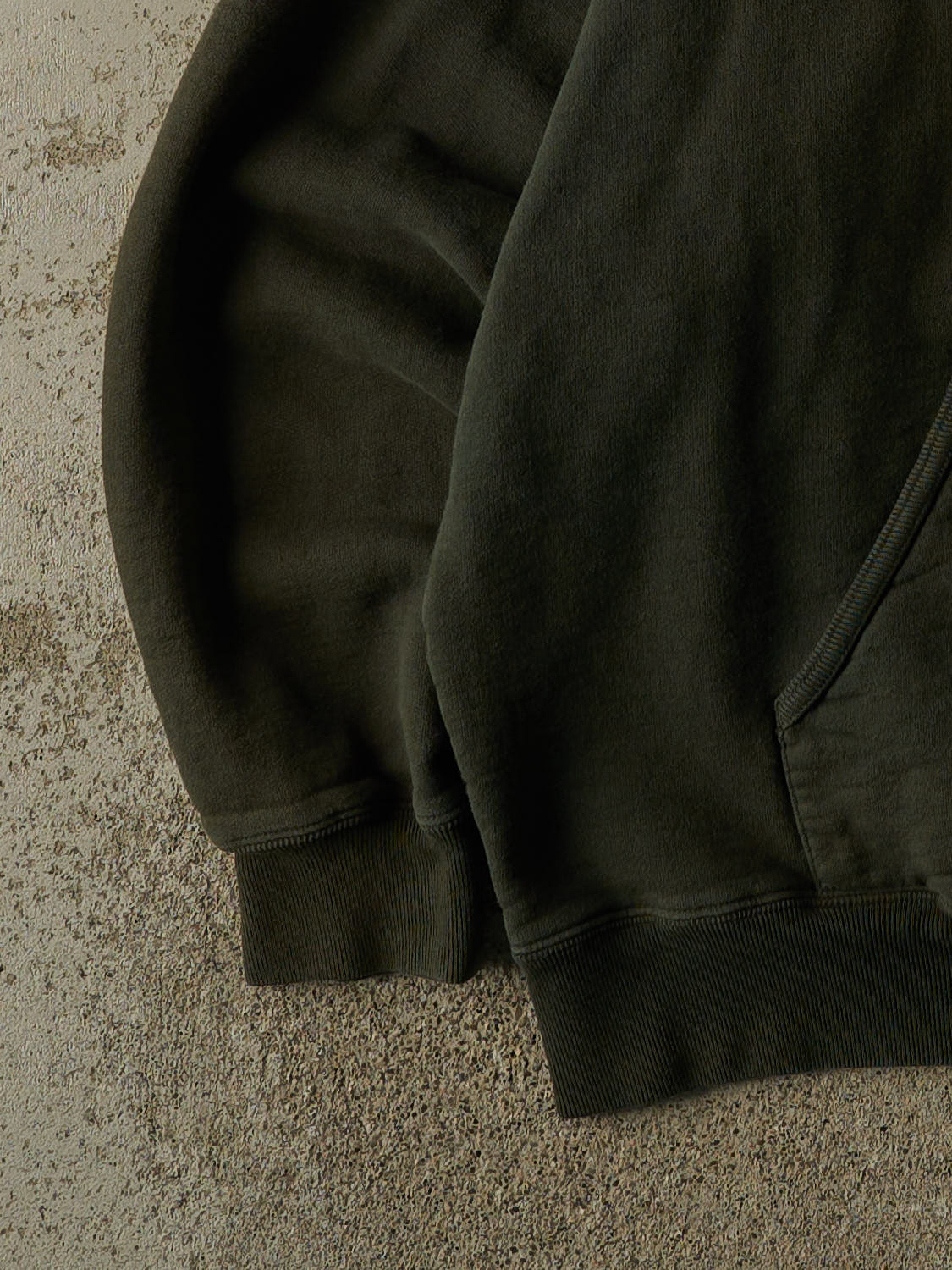Vintage Y2K Sun Faded Green Wind River Blank Hoodie (XXL)