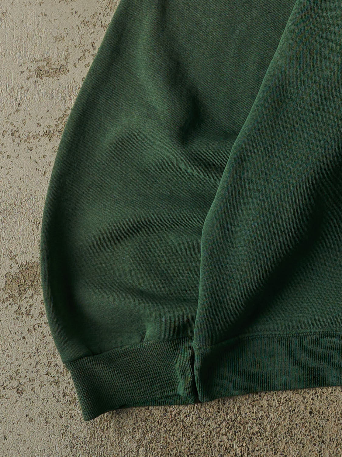 Vintage Y2K Sun Faded Green Russell Athletic Blank Crewneck (M/L)