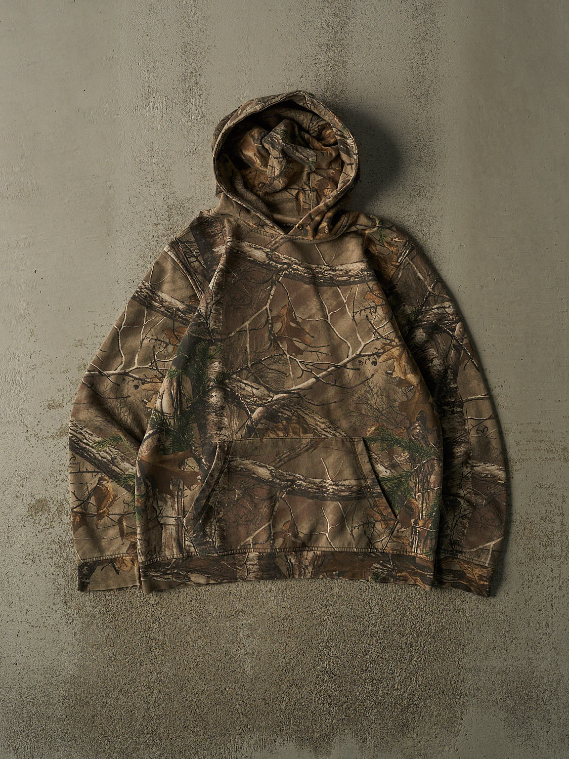 Vintage Y2K Camo Realtree Hoodie (L)