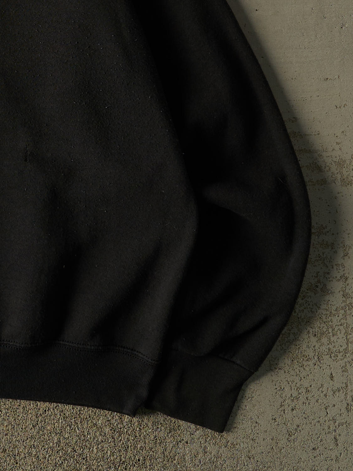 Vintage 90s Faded Black Blank Crewneck (L/XL)