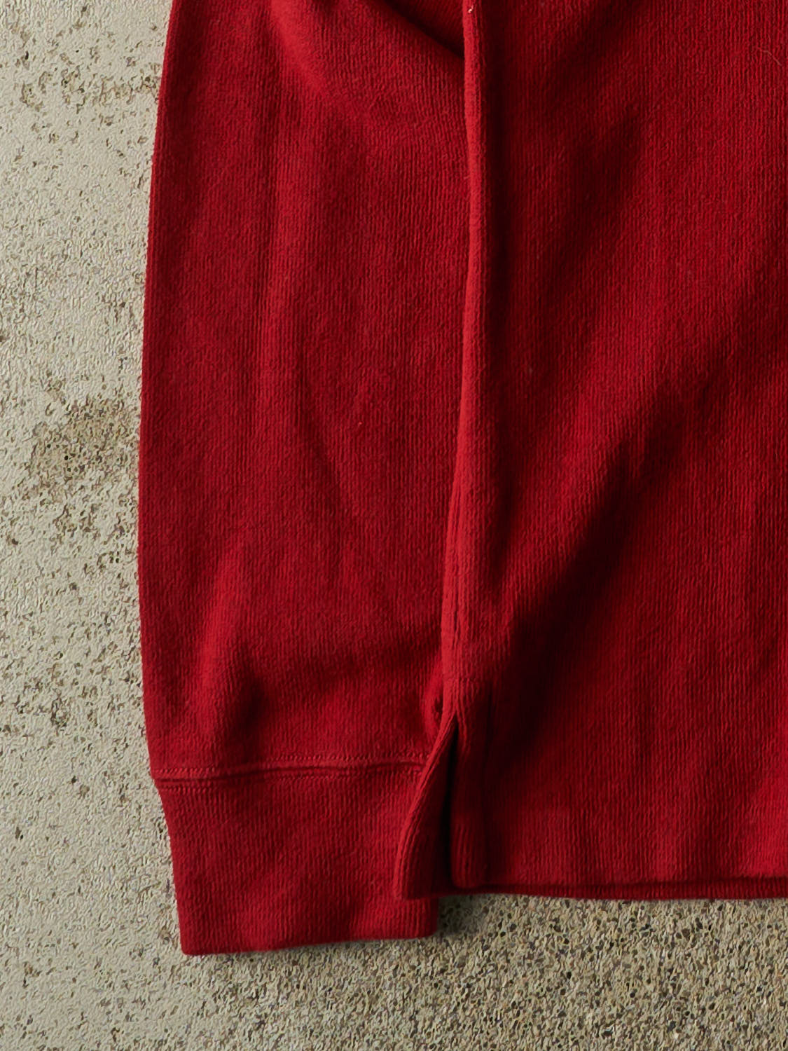Vintage 90s Red Polo Quarter Zip Knit (M/L)