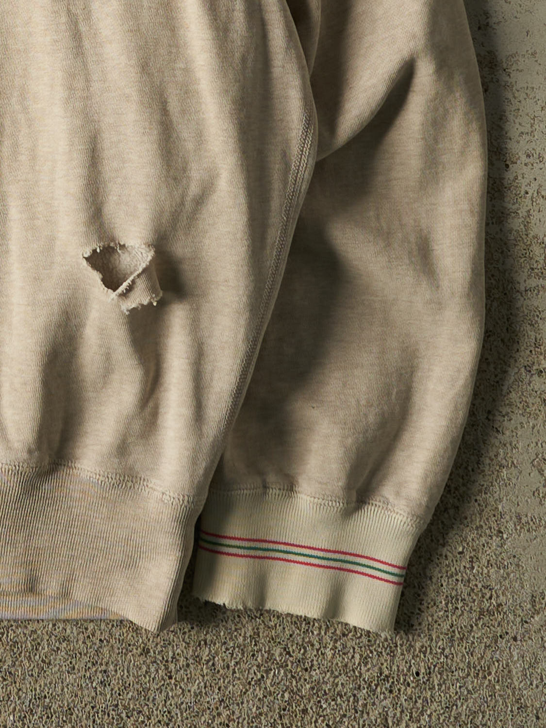 Vintage 90s Beige Polo Crewneck (XL/XXL)