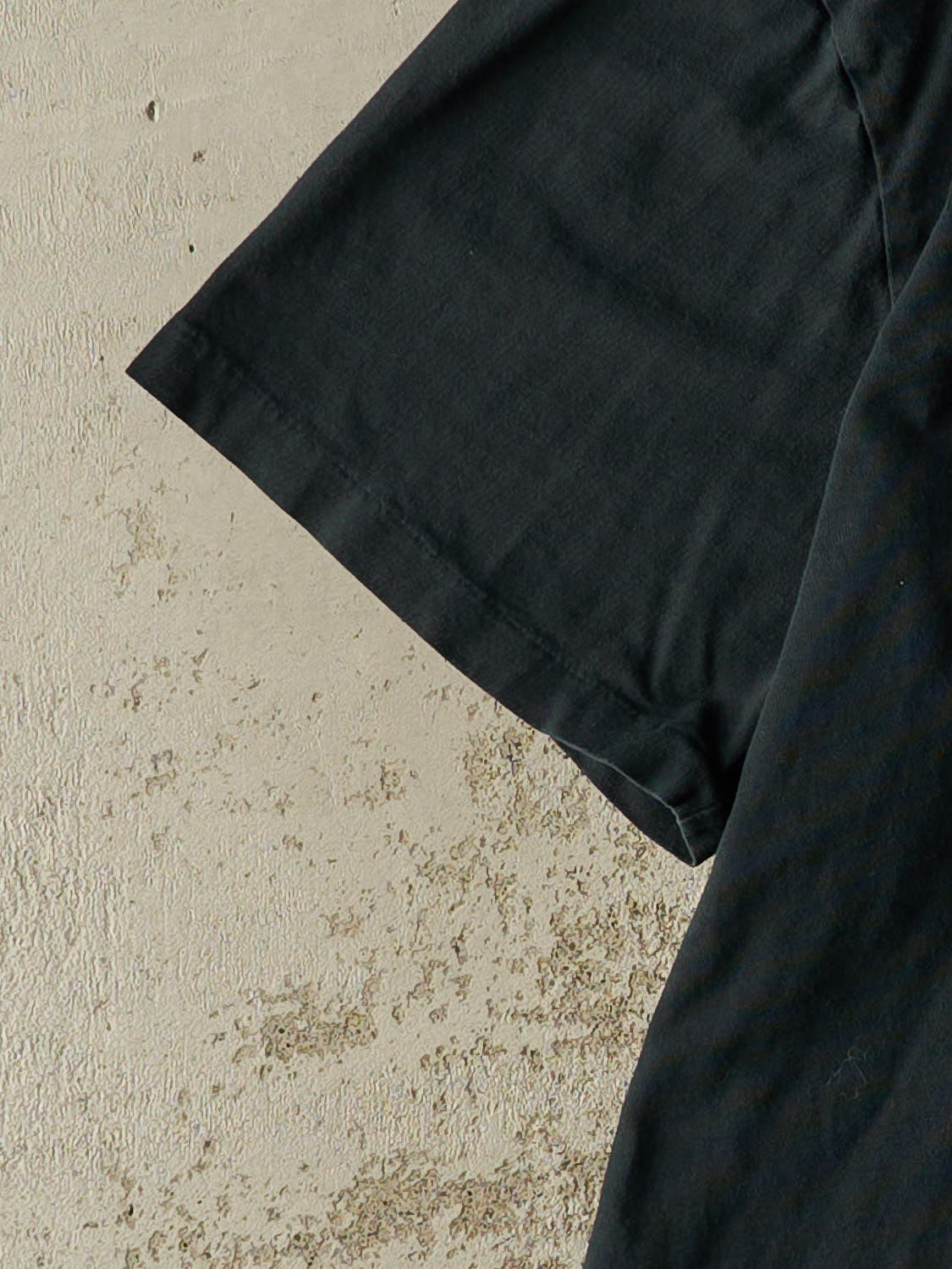 Vintage Y2K Faded Black Polo Embroidered Tee (L/XL)