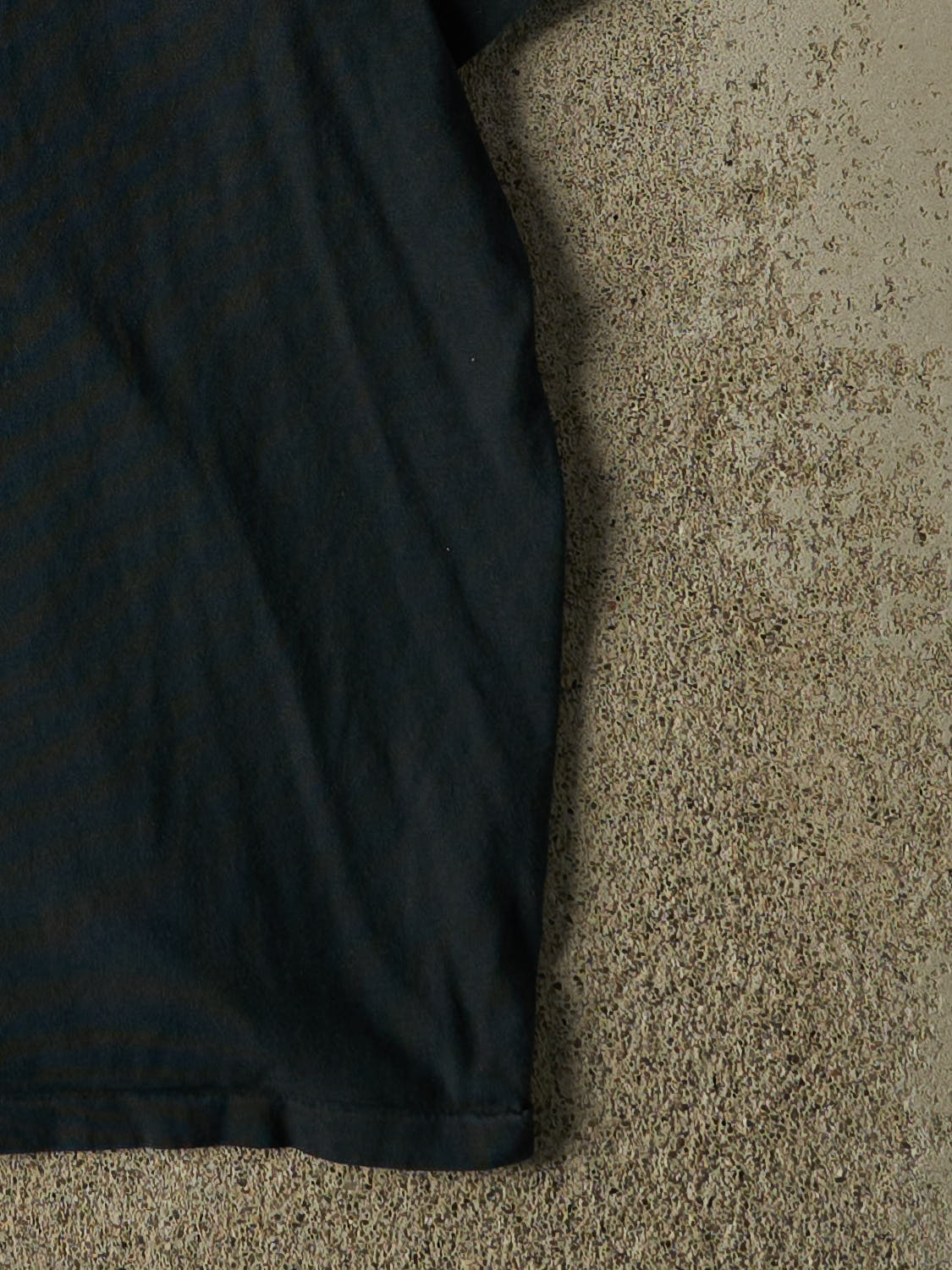 Vintage Y2K Faded Black Polo Embroidered Tee (L/XL)