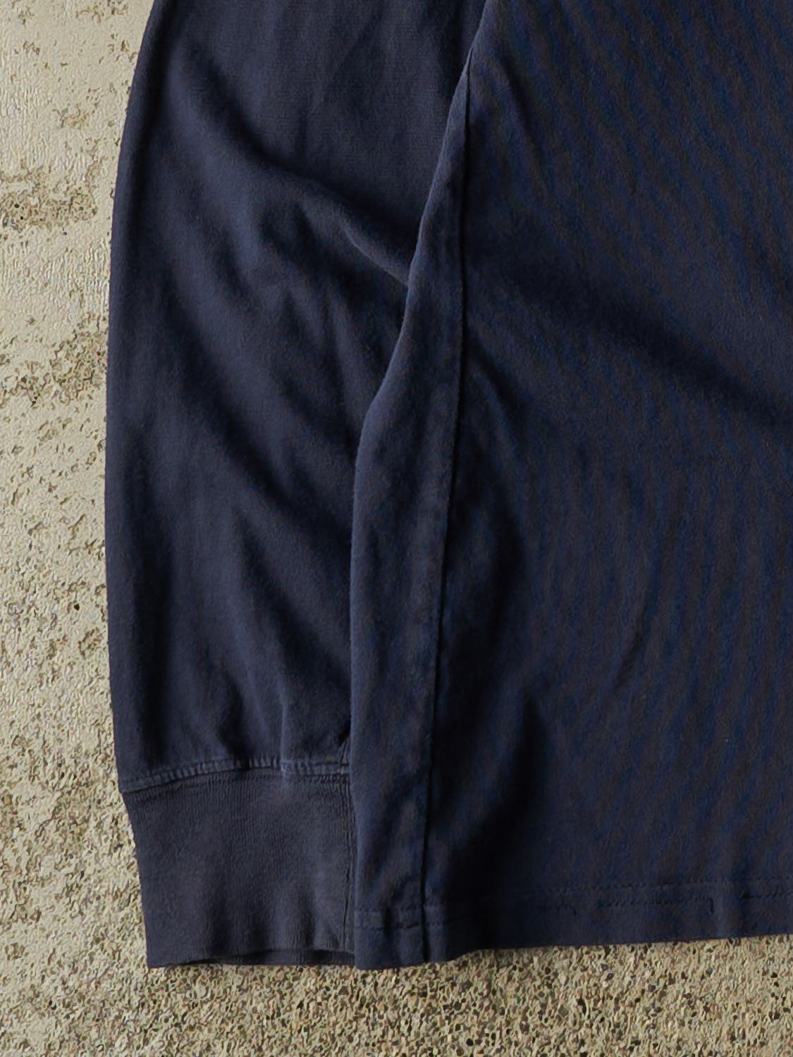 Vintage Y2K Navy Blue Polo Bear Long Sleeve (S)