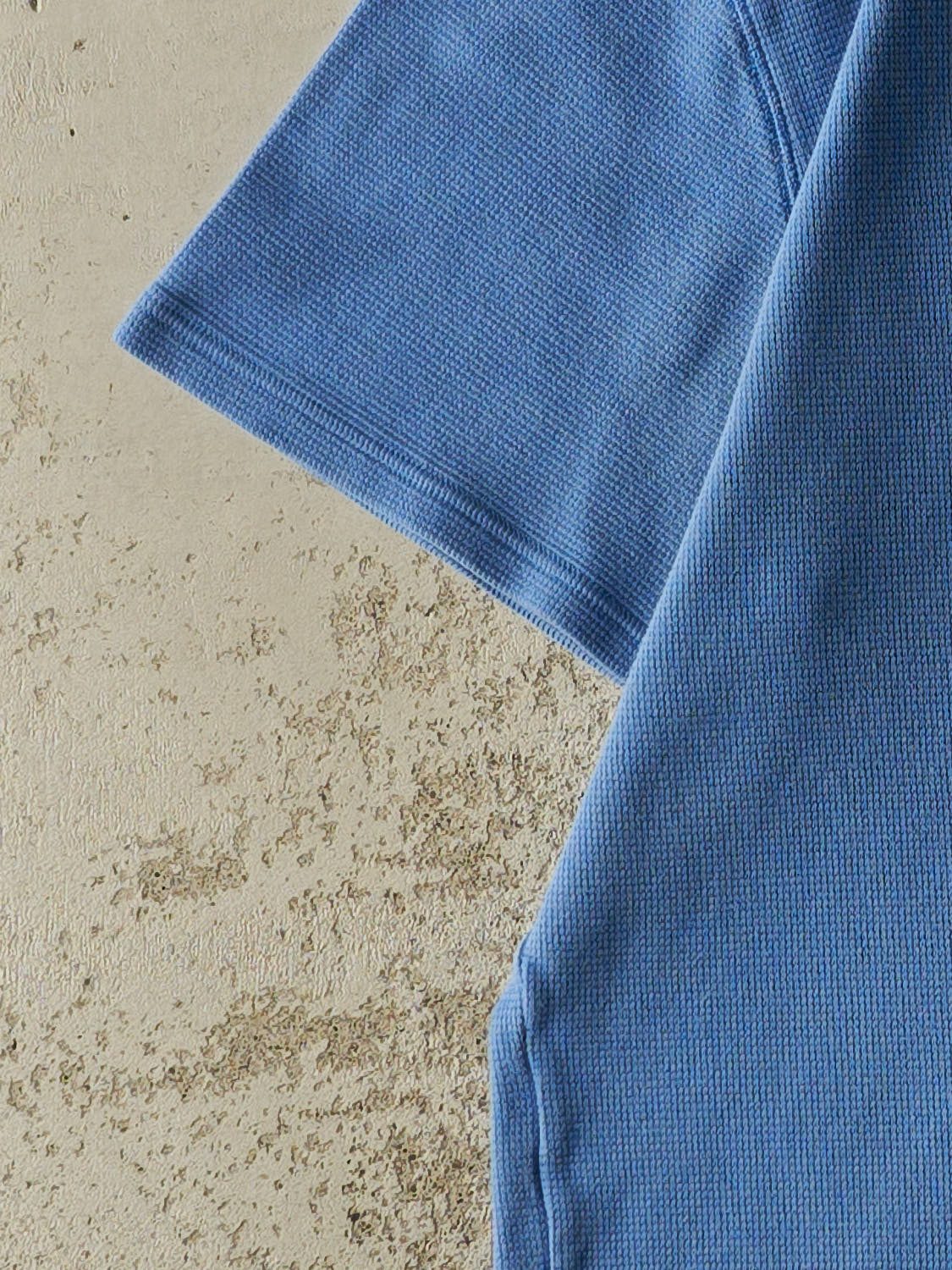 Vintage 90s Blue Polo Thermal Tee (L)