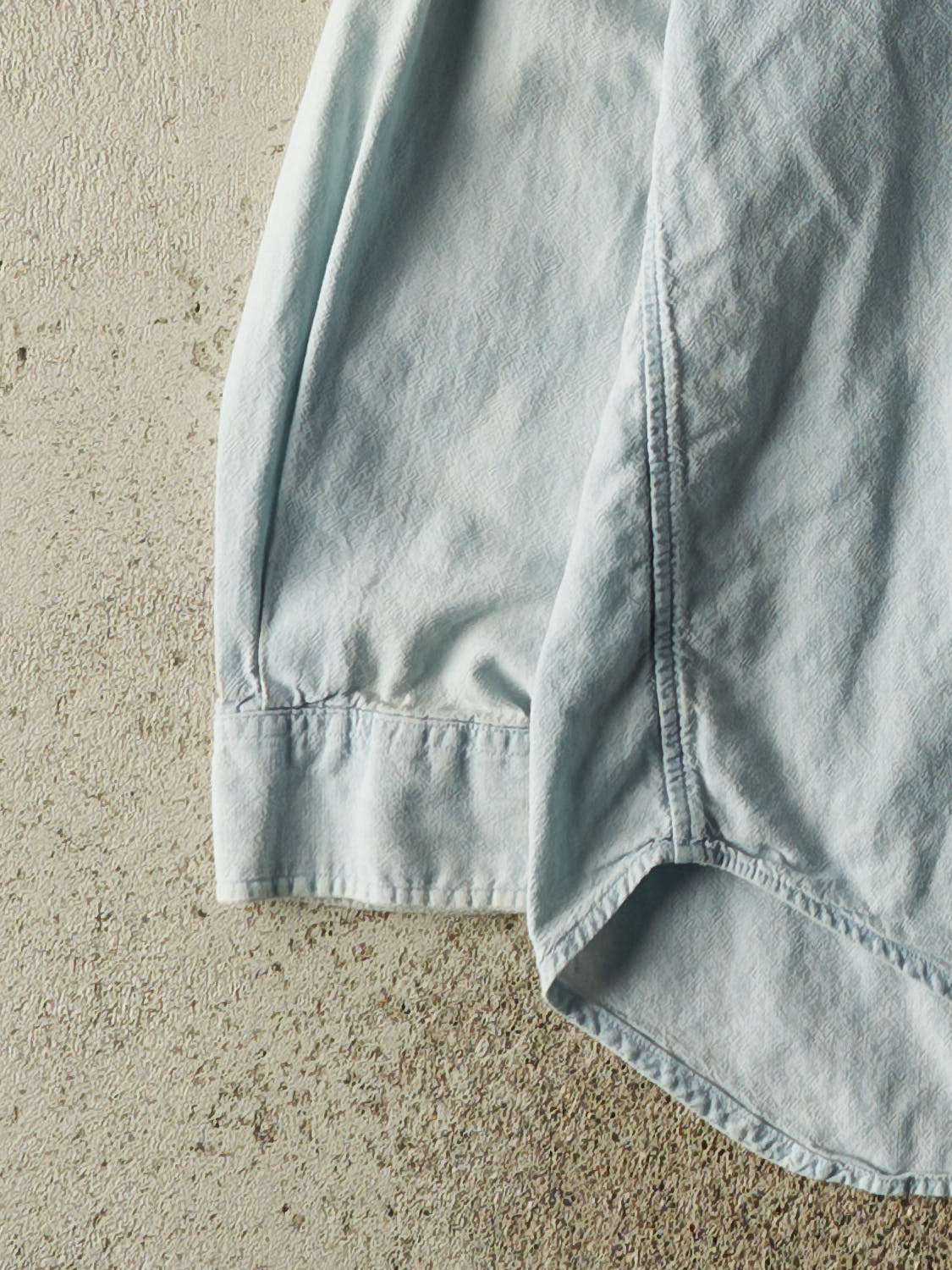 Vintage 90s Light Wash Polo Denim Long Sleeve Button Up (XL/XXL)