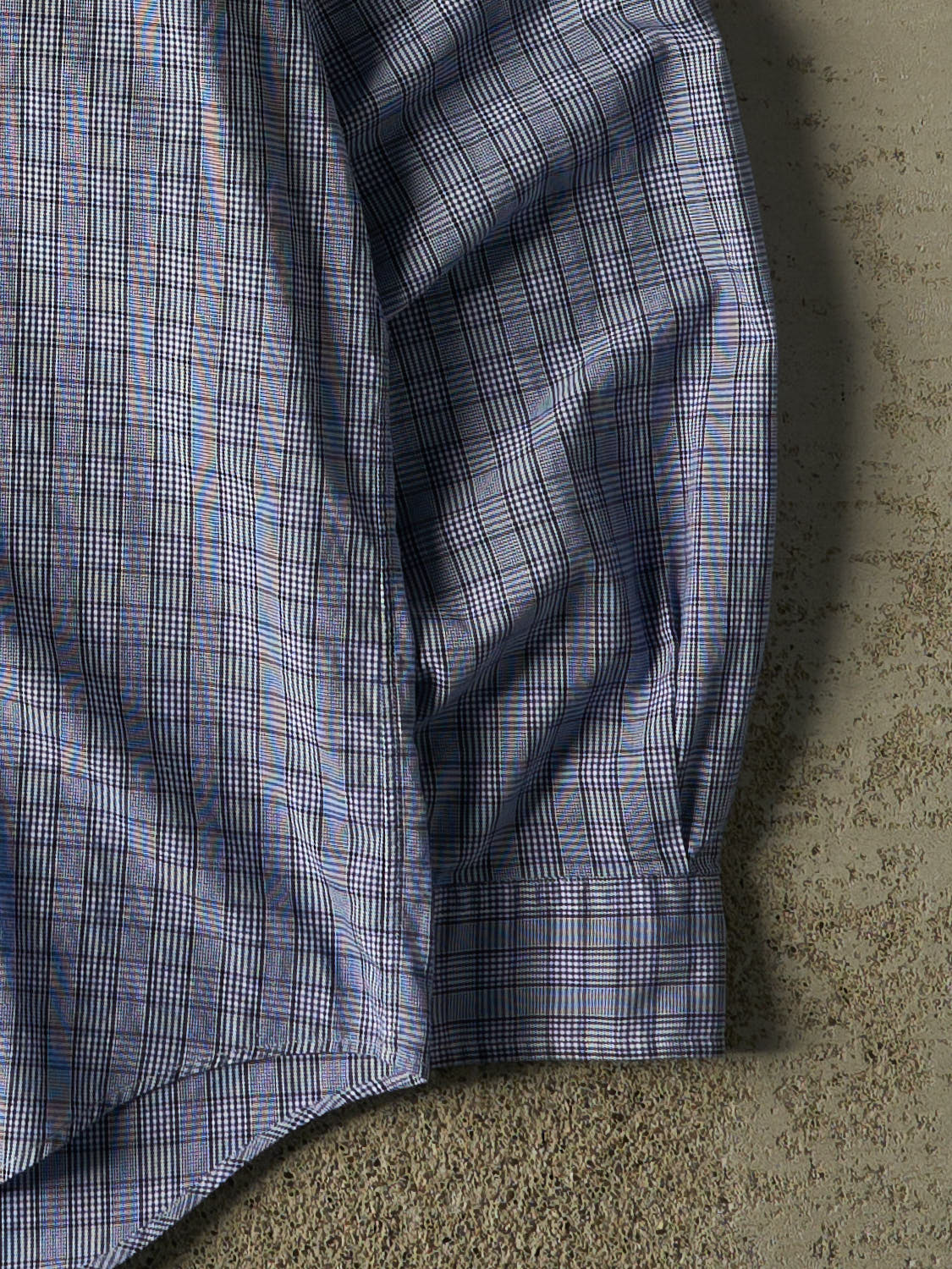 Vintage Y2K Blue Polo Striped Button Up Long Sleeve (XXL/XXXL)