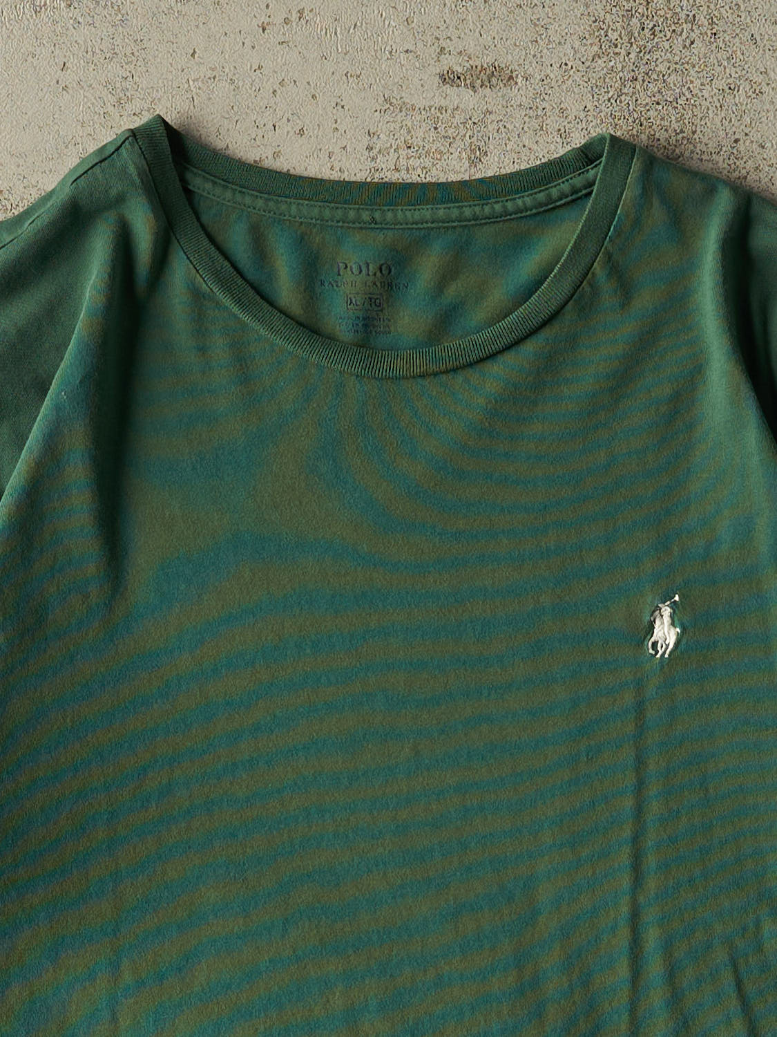 Vintage Y2K Green Polo Embroidered Long Sleeve (M/L)