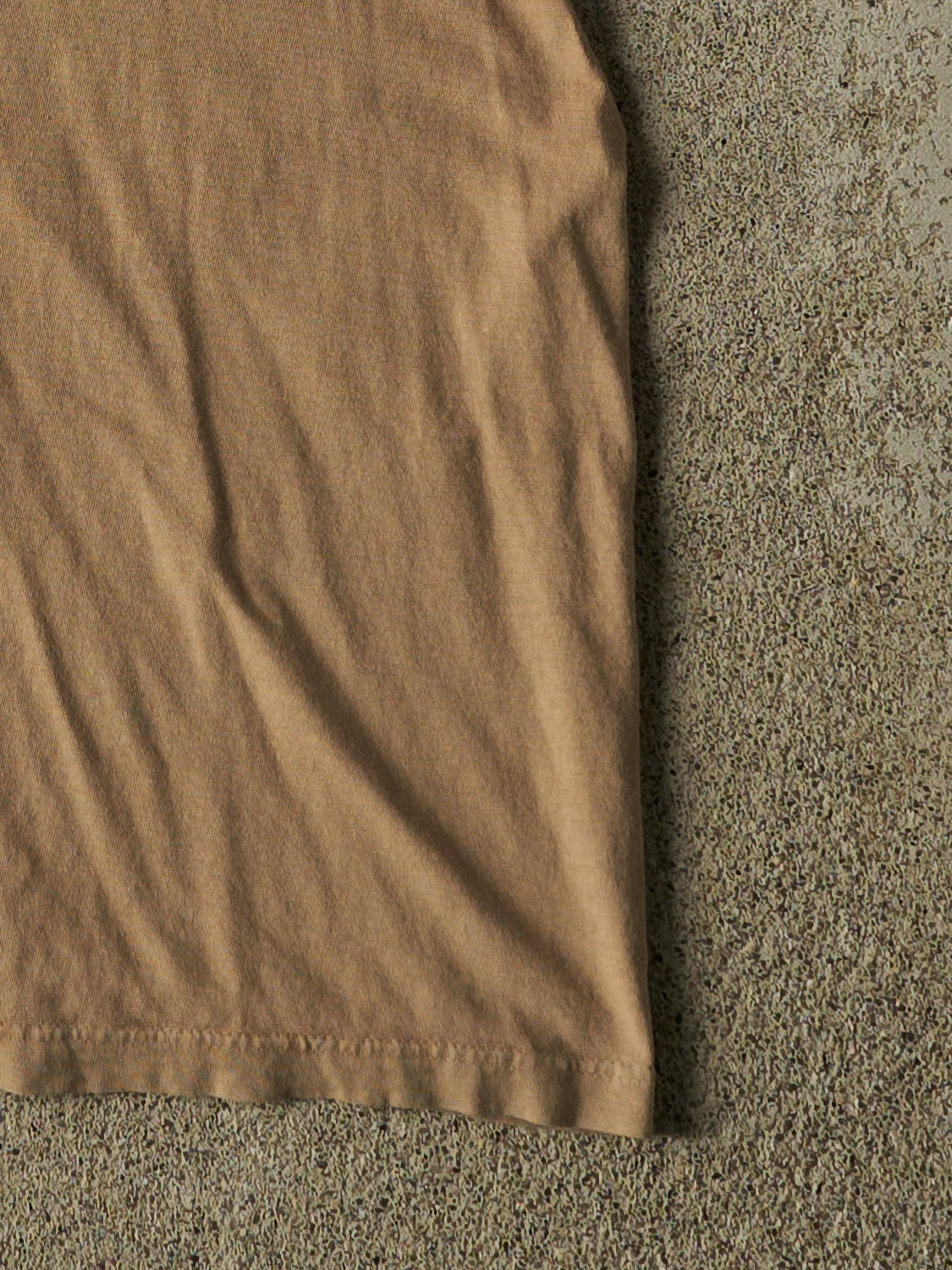 Vintage Y2K Beige Polo Embroidered Tee (M/L)