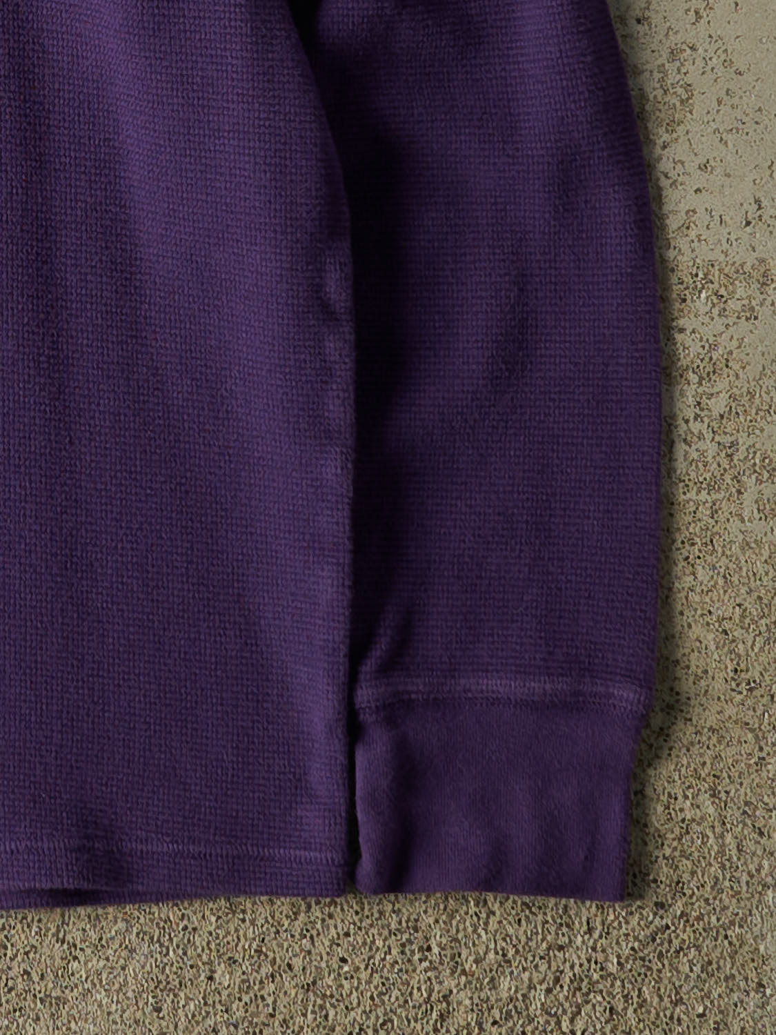 Vintage 90s Purple Polo Thermal Long Sleeve (M)