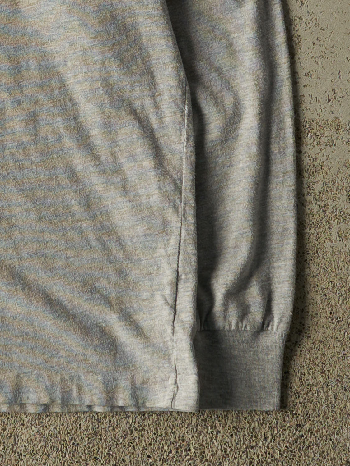 Vintage 90s Grey Polo Embroidered Long Sleeve (M/L)