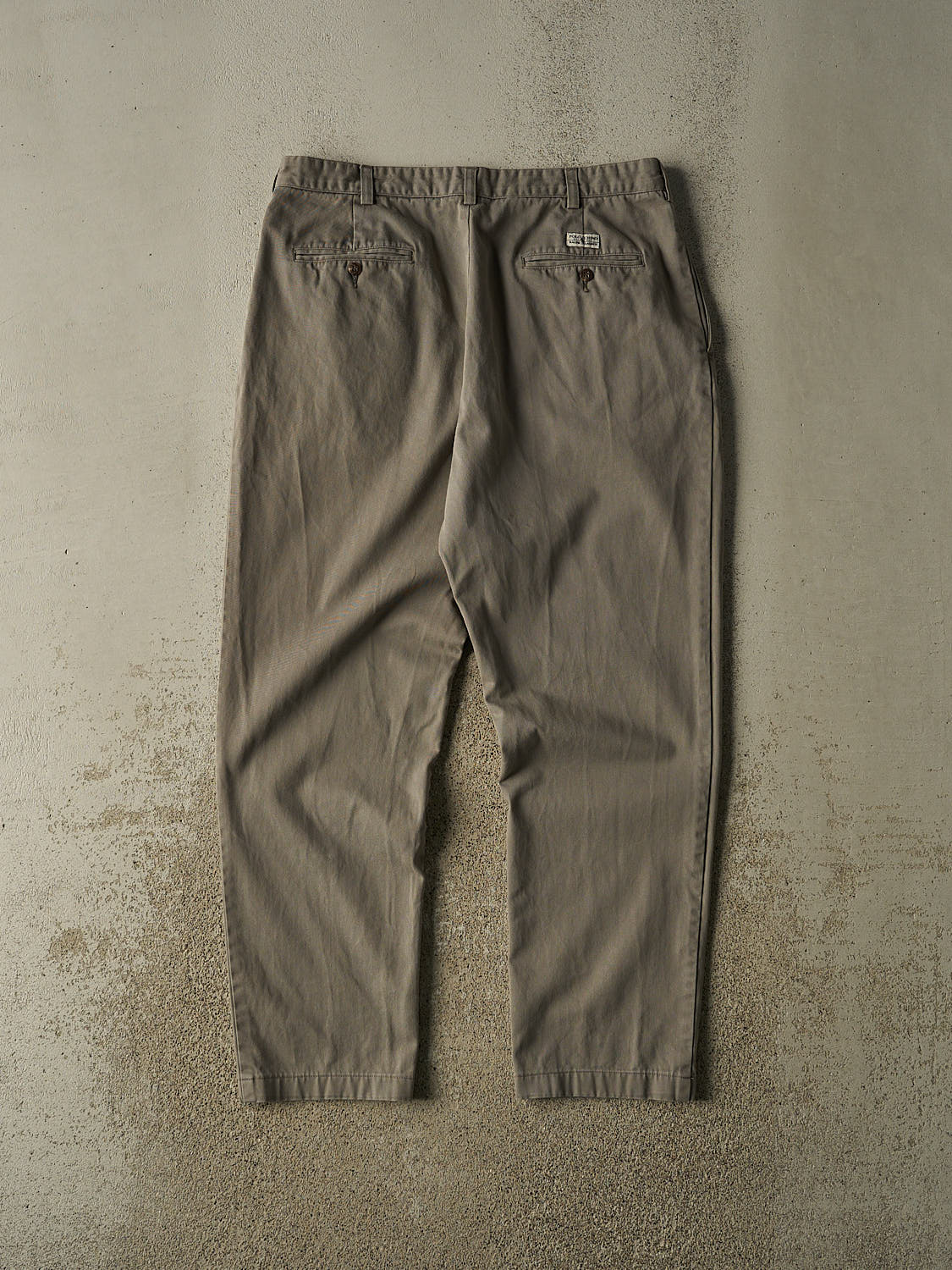 Vintage 90s Grey Polo Ralph Lauren Chino Pants (34x30)