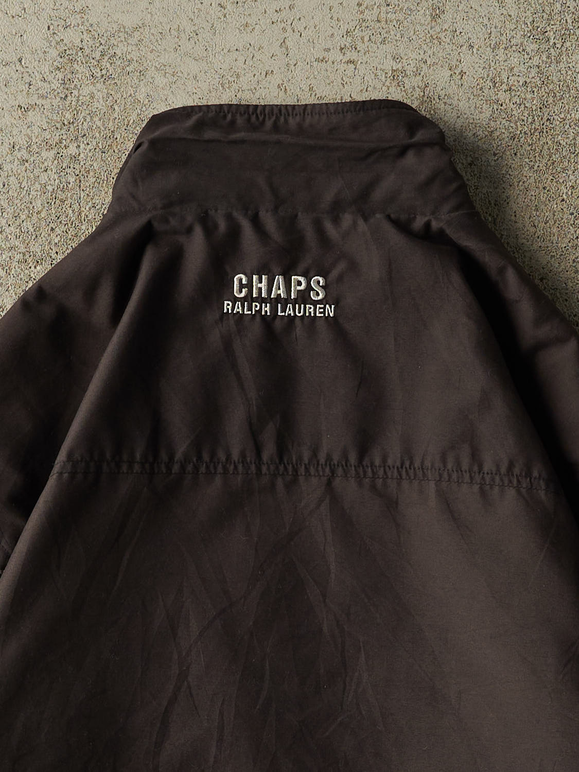 Vintage Y2K Black Chaps Ralph Lauren Fleece Lined Jacket (M/L)