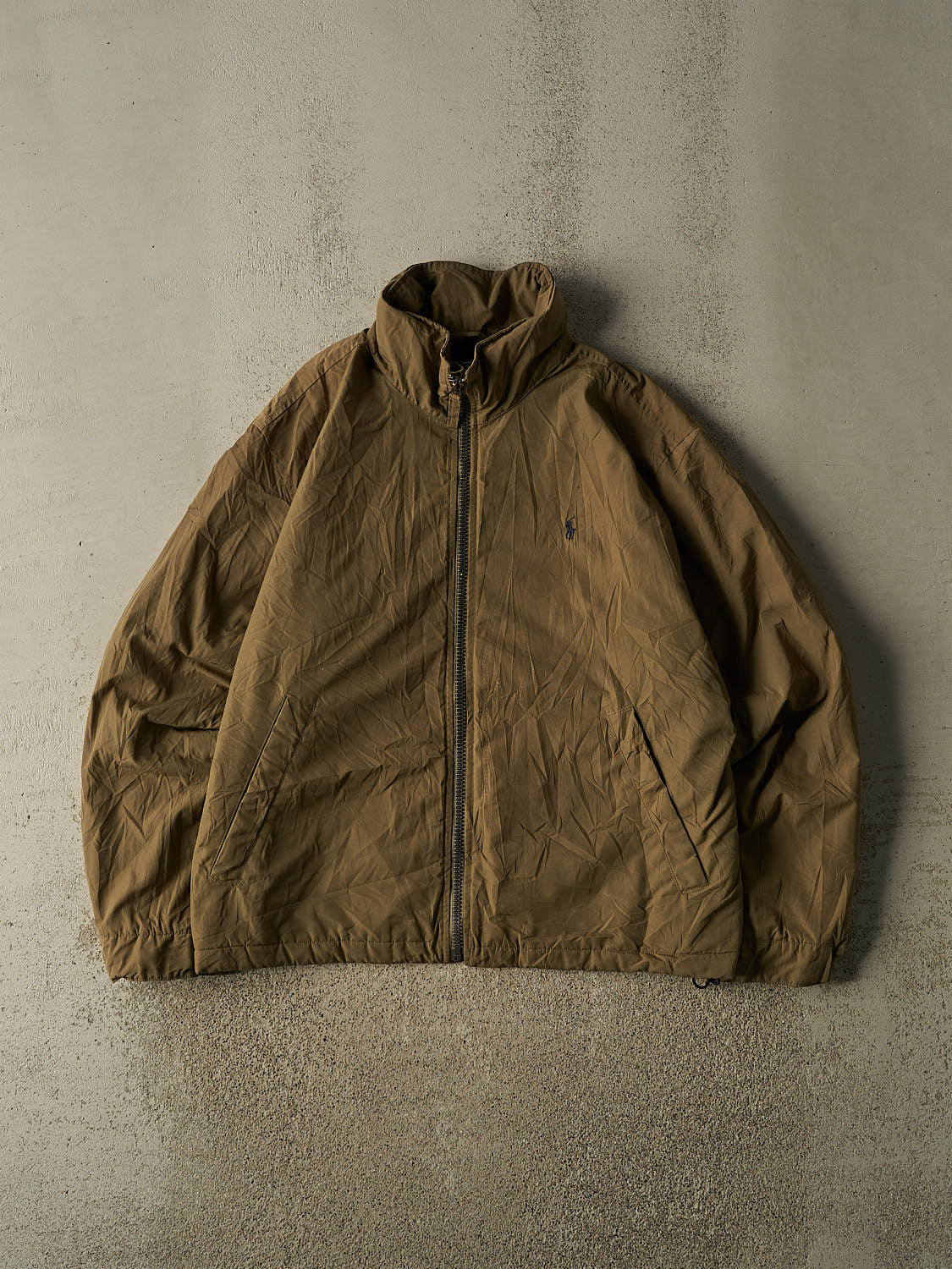 Vintage 90s Green Polo Fleece Lined Jacket (L/XL)