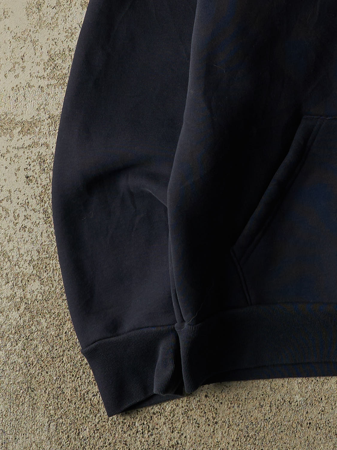 Vintage Y2K Navy Blue Polo Embroidered Hoodie (M/L)