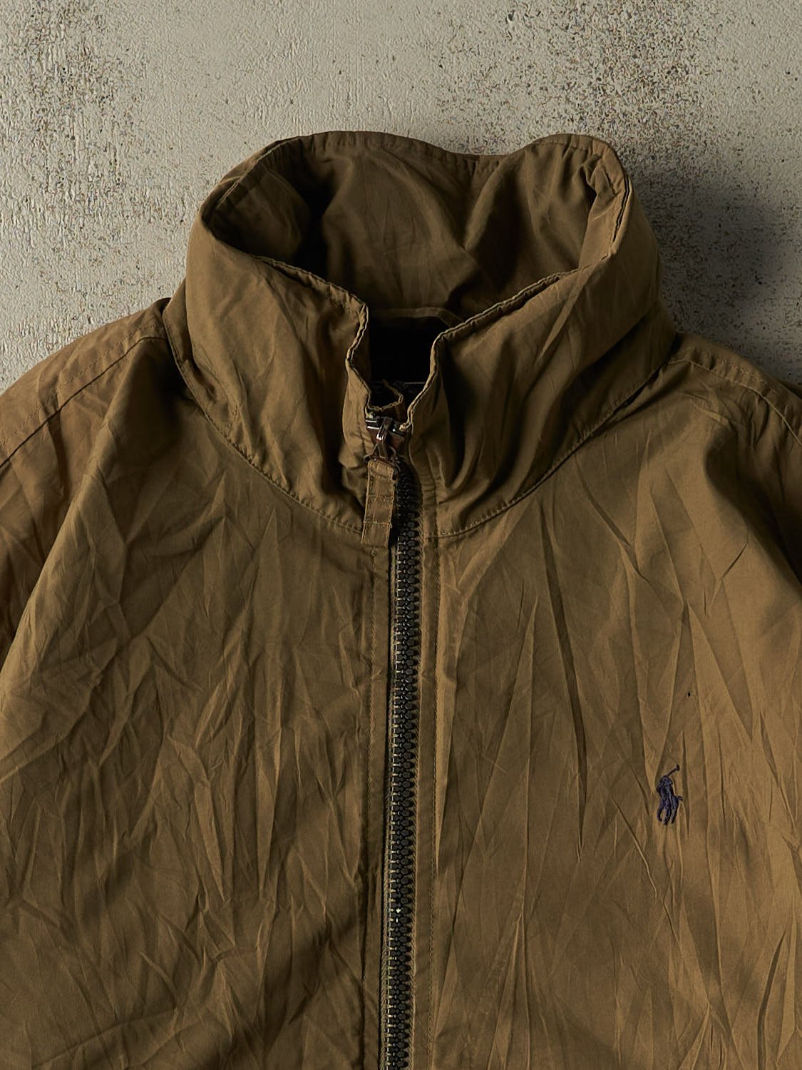 Vintage 90s Green Polo Fleece Lined Jacket (L/XL)