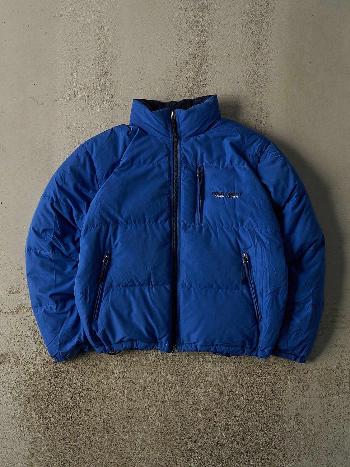 Vintage 90s Blue Polo Sport Puffer Jacket (M/L)