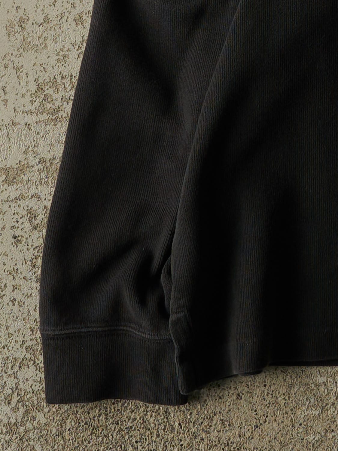 Vintage 90s Black Polo Ralph Lauren Quarter Zip Knit (M/L)