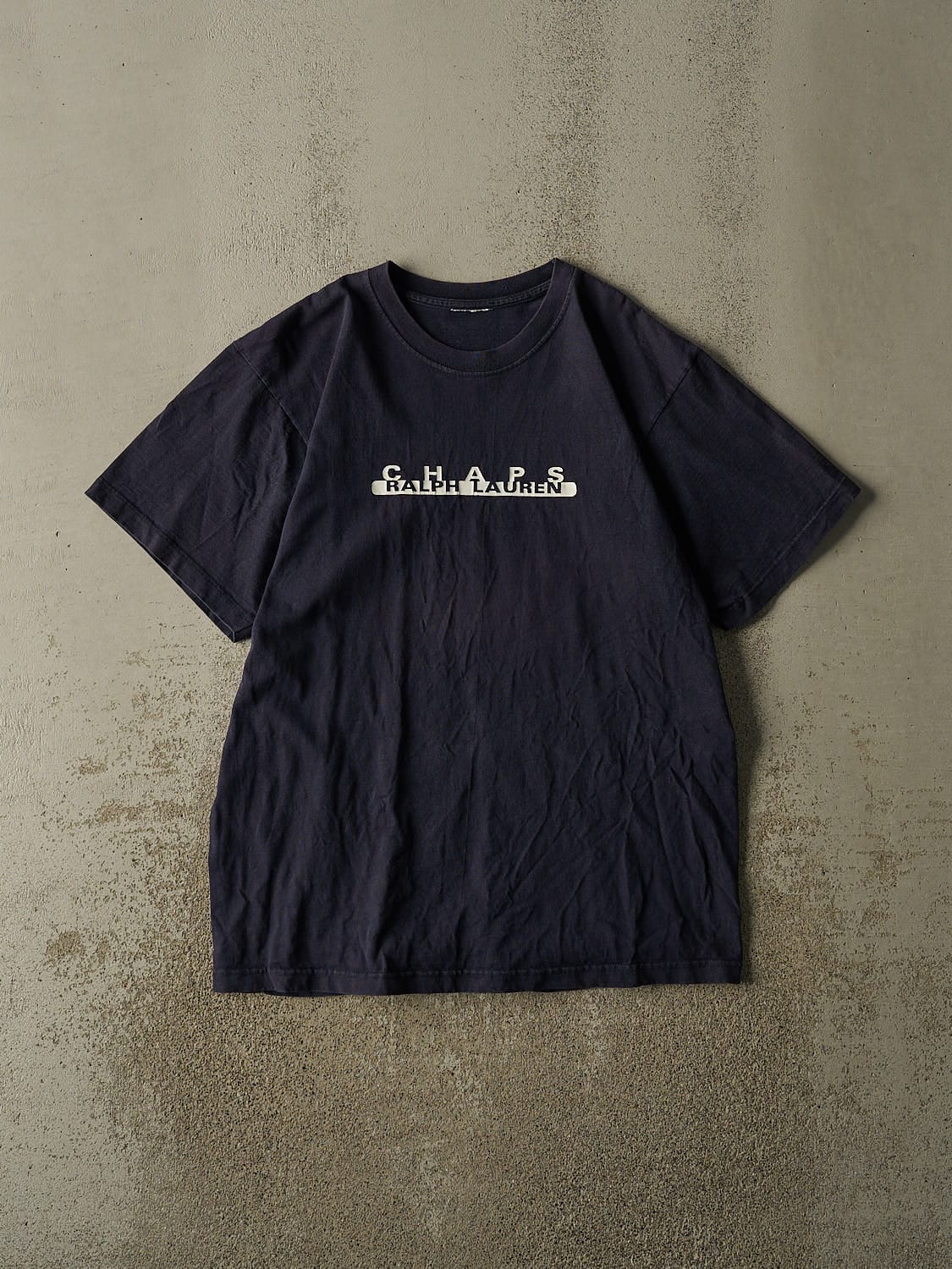 Vintage 90s Navy Blue Chaps Ralph Lauren Tee (L/XL)