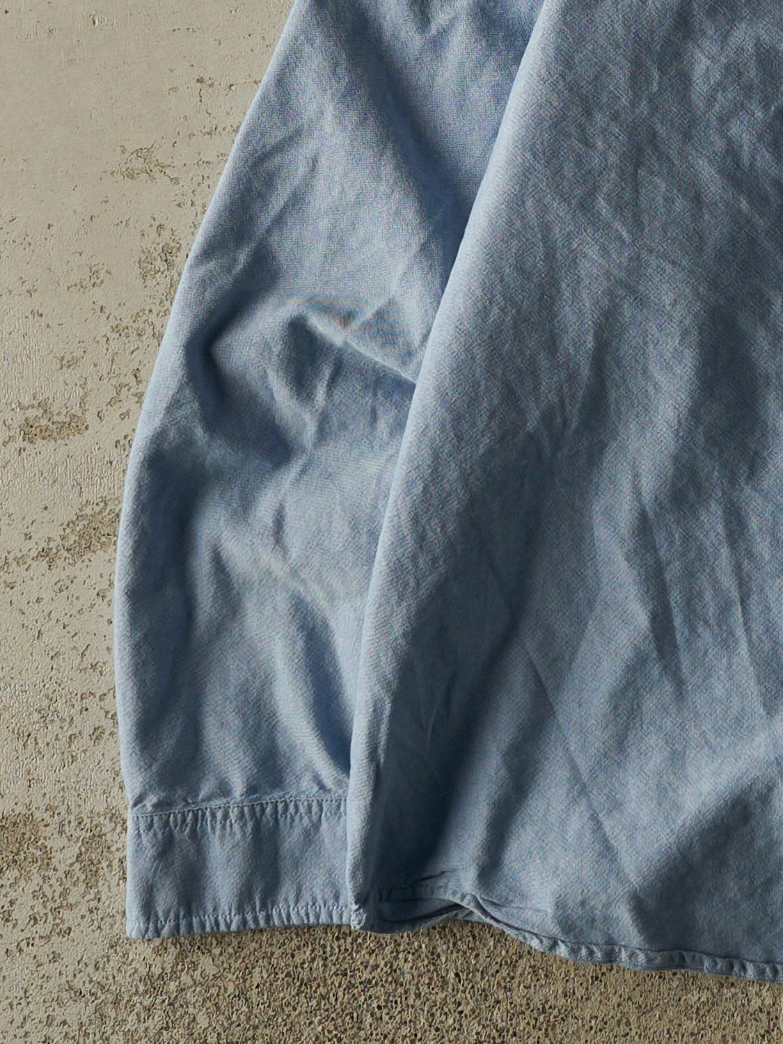 Vintage 90s Light Wash Polo Jeans Ralph Lauren Denim Button Up Long Sleeve (XL/XXL)