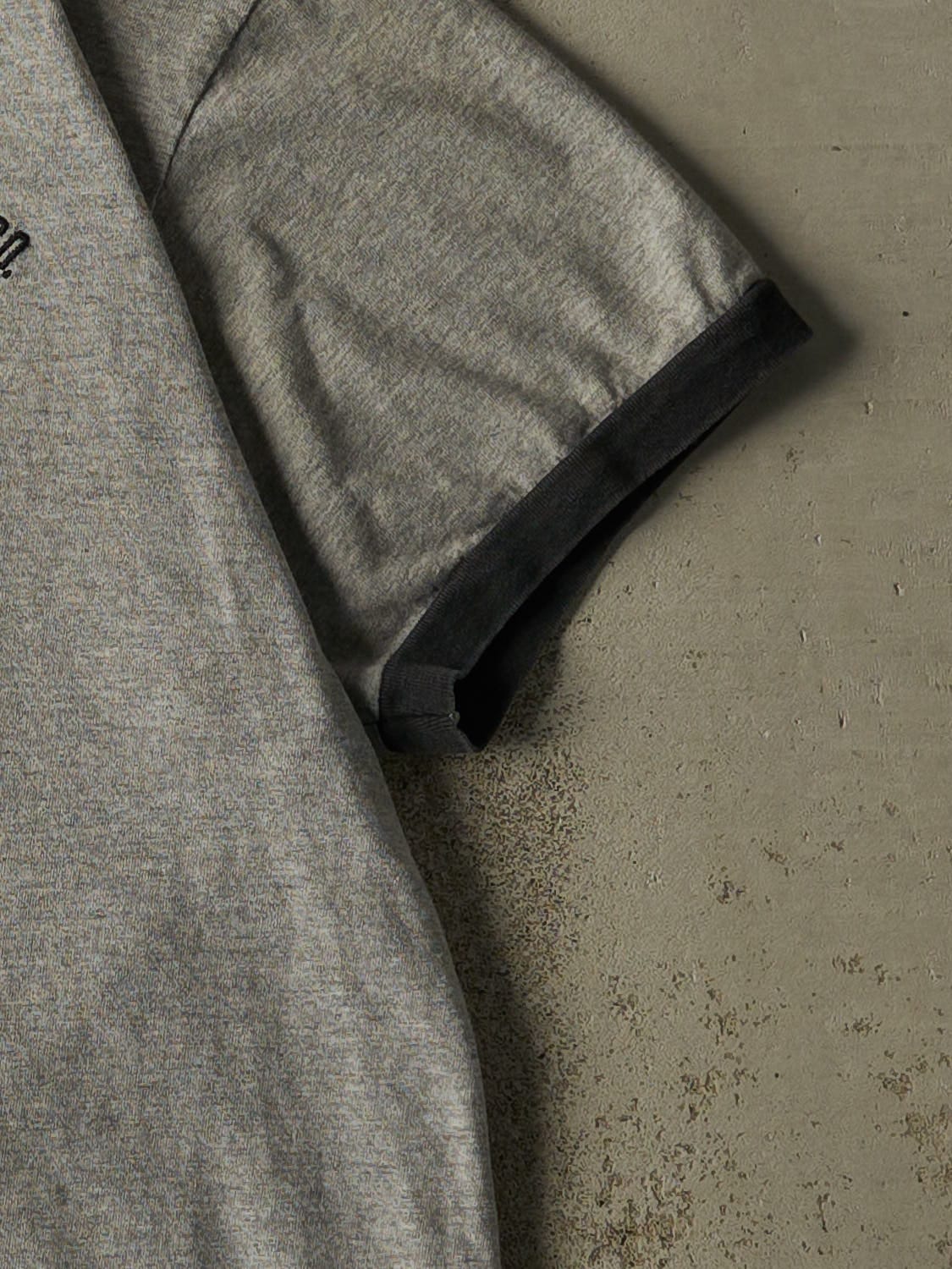 Vintage 90s Grey Polo Jeans Co Ralph Lauren Ringer Tee (L/XL)