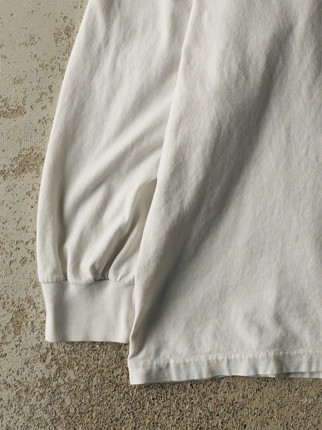 Vintage 90s White Polo Sport Pocket Long Sleeve (L/XL)