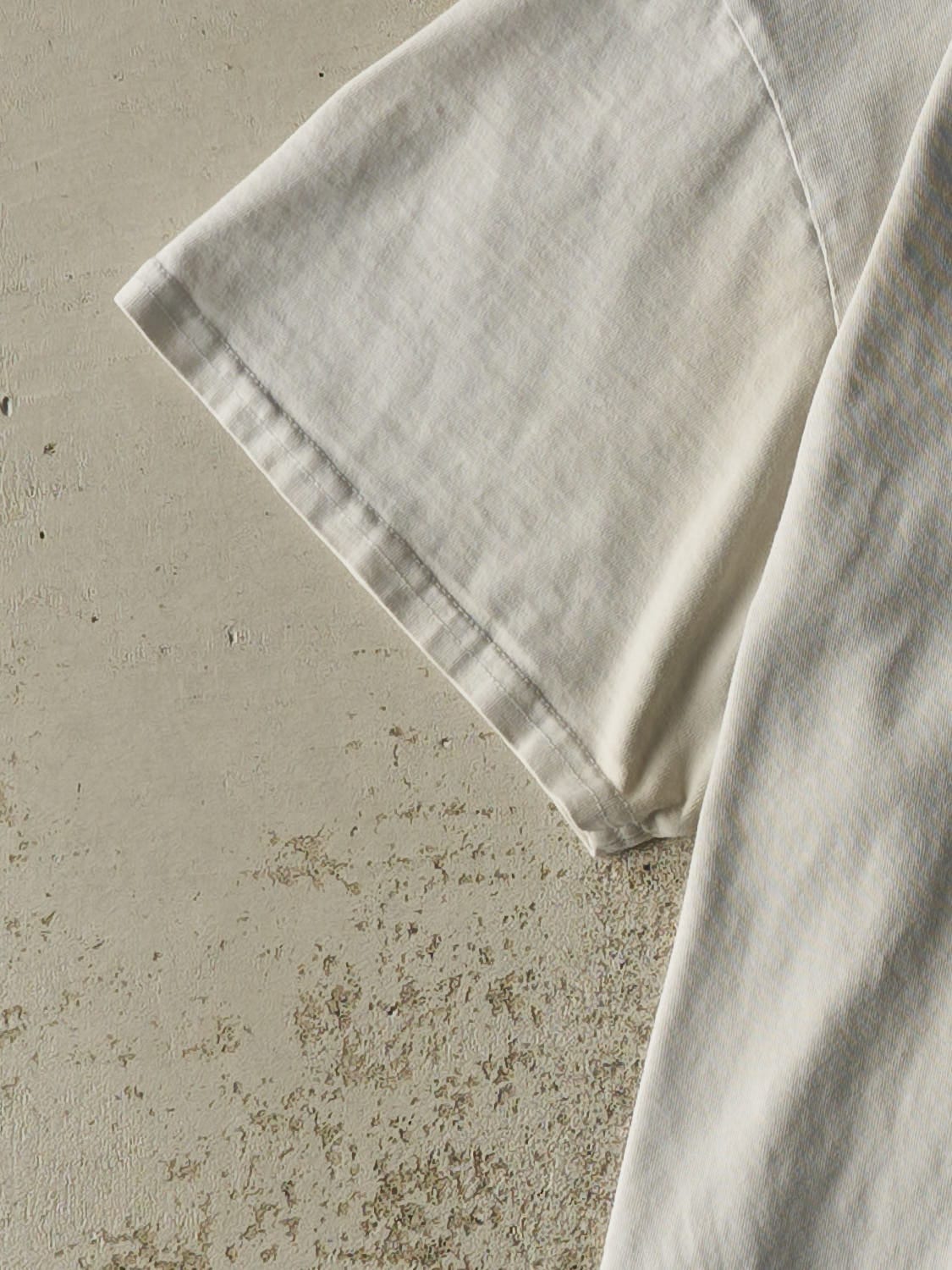 Vintage 90s Beige Polo Jeans Tee (L/XL)