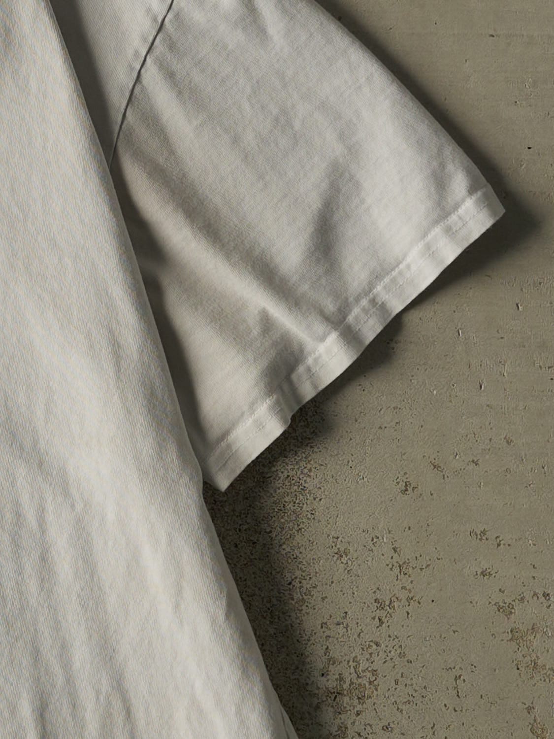 Vintage 90s Beige Polo Jeans Tee (L/XL)