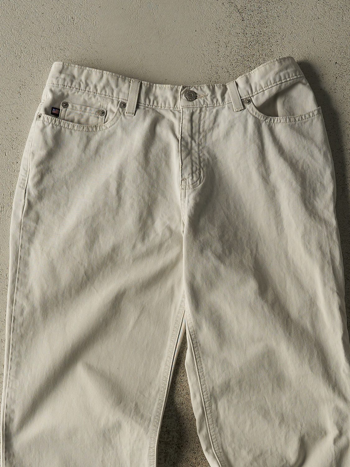 Vintage Y2K Beige Polo Jeans Ralph Lauren Pants (30x28)
