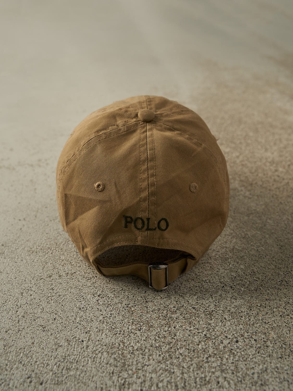 Vintage Y2K Camel Polo Ralph Lauren Strapback Hat (O/S)