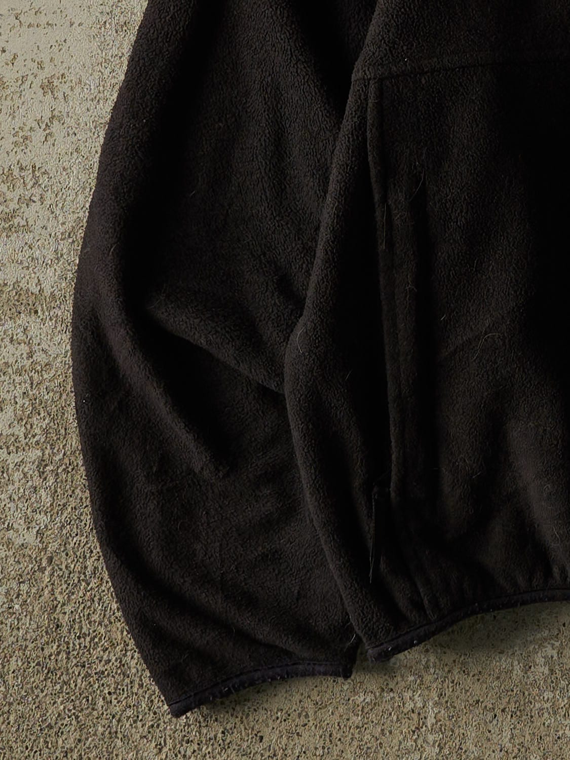 Vintage 90s Black Zip Up Fleece (S)