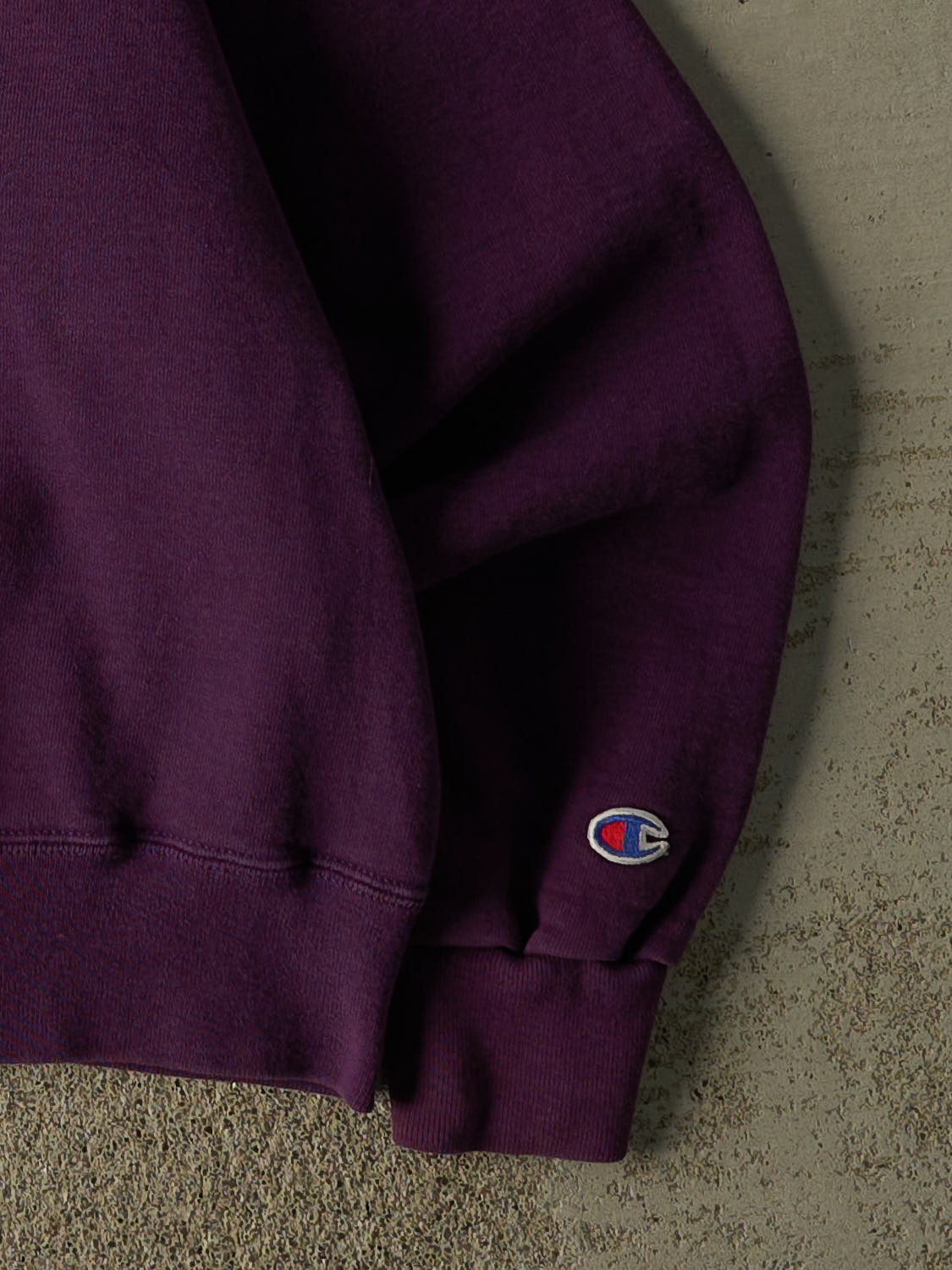 Vintage 90s Purple Champion Embroidered Crewneck (M/L)