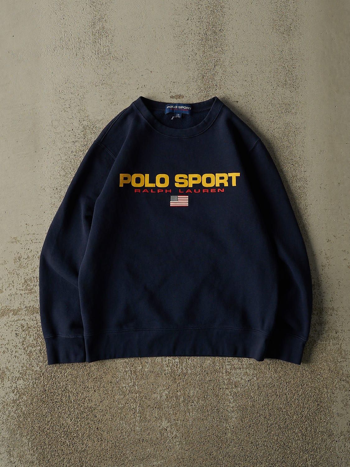 Vintage Y2K Navy Blue Polo Sport Ralph Lauren  Crewneck (XXS/XS)