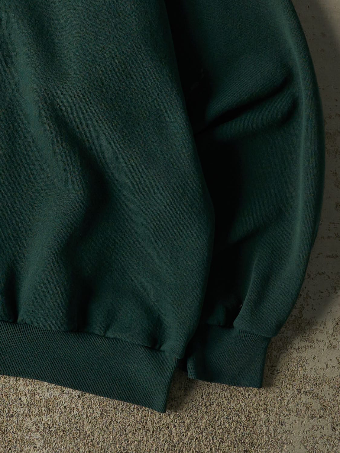 Vintage 90s Sun Faded Green Atlantic City New Jersey Crewneck (L)